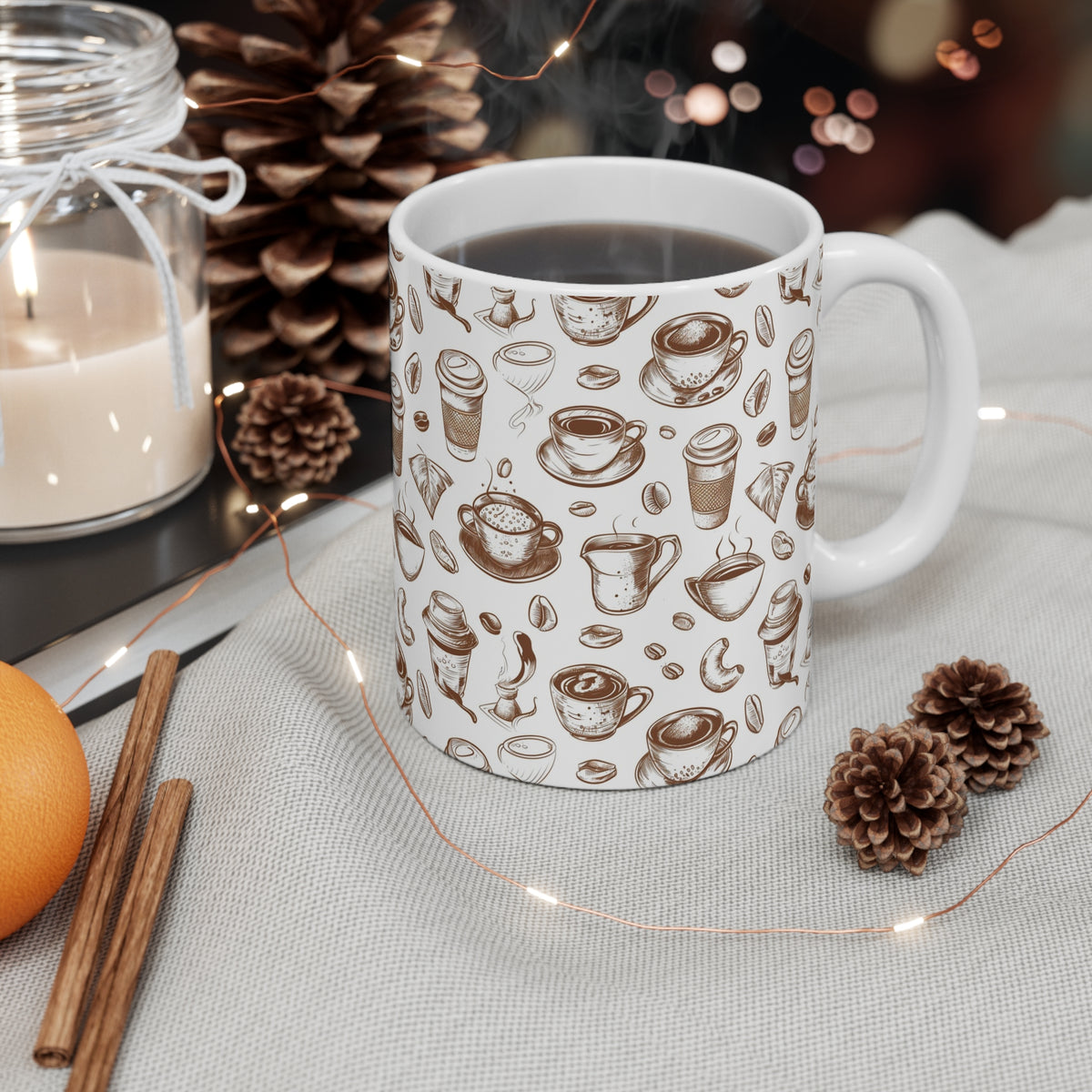 Coffee-Themed Coffee Mug - Sip in Style 302