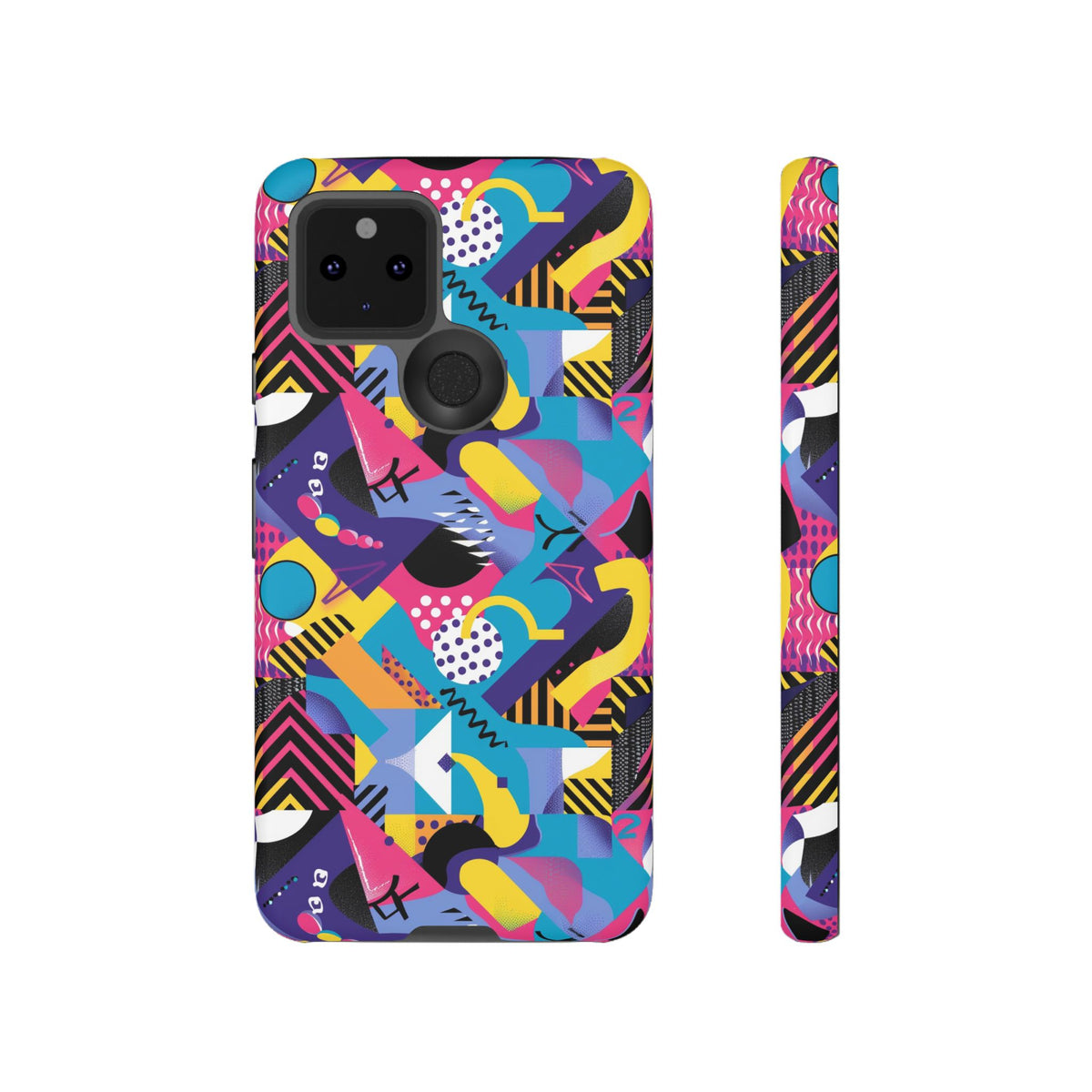 90s Themed Seamless Pattern Phone Case – Embrace Retro Style and Protection 303