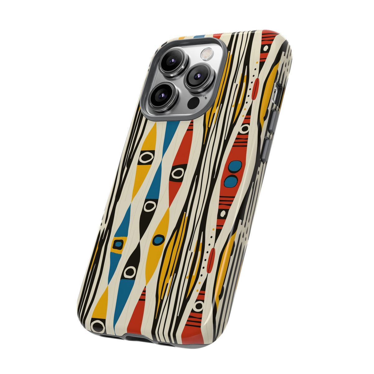 Stylish African Pattern Phone Case – Unique and Vibrant Protection 202