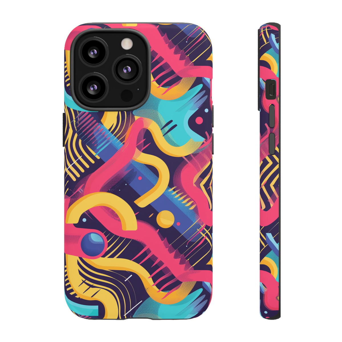 Retro 80s Seamless Phone Case – Vintage Style Meets Modern Protection 2