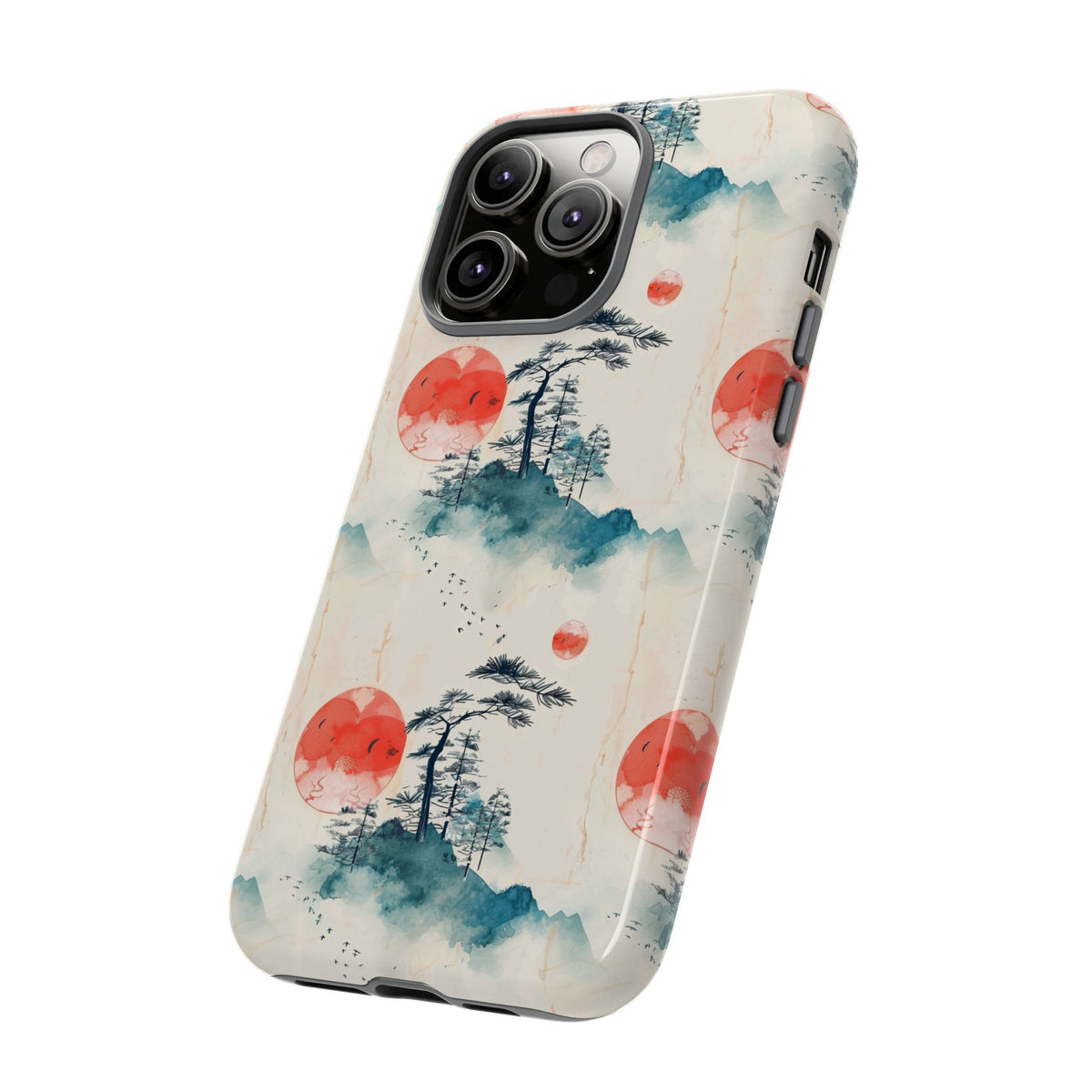 Japanese Pattern Phone Case – Elegant & Timeless Design for Your Phone 055