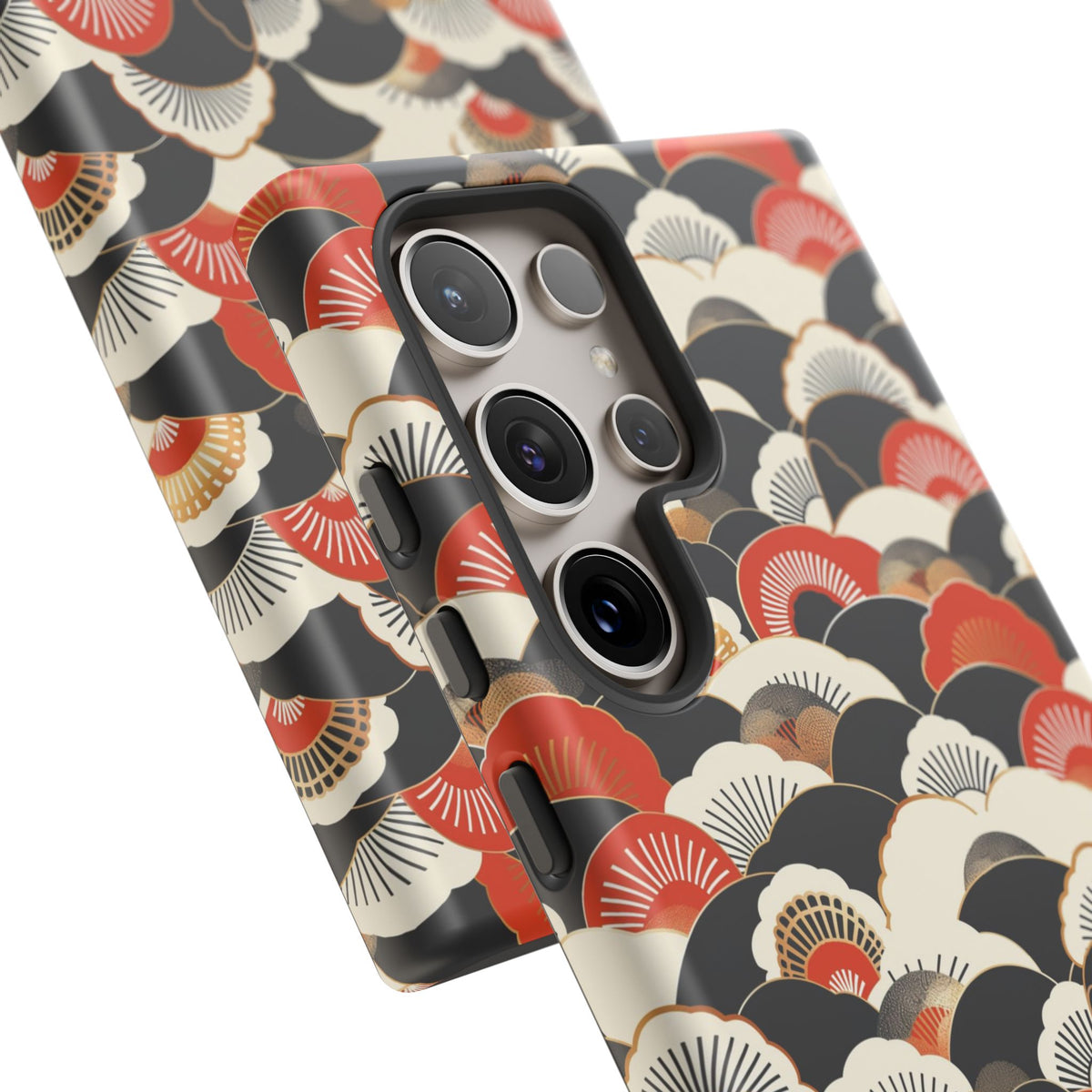 Japanese Pattern Phone Case – Elegant & Timeless Design for Your Phone 080