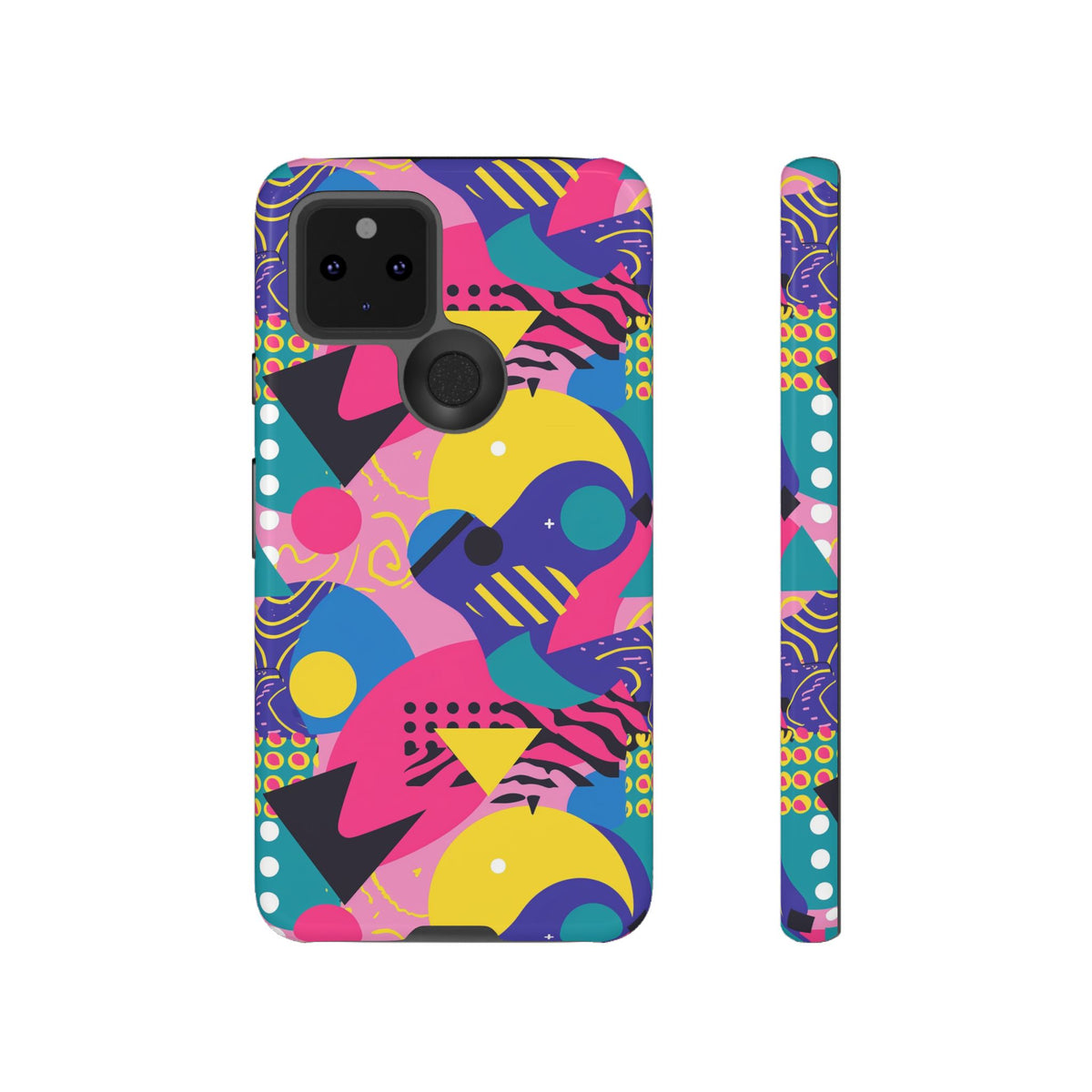 90s Themed Seamless Pattern Phone Case – Embrace Retro Style and Protection 283