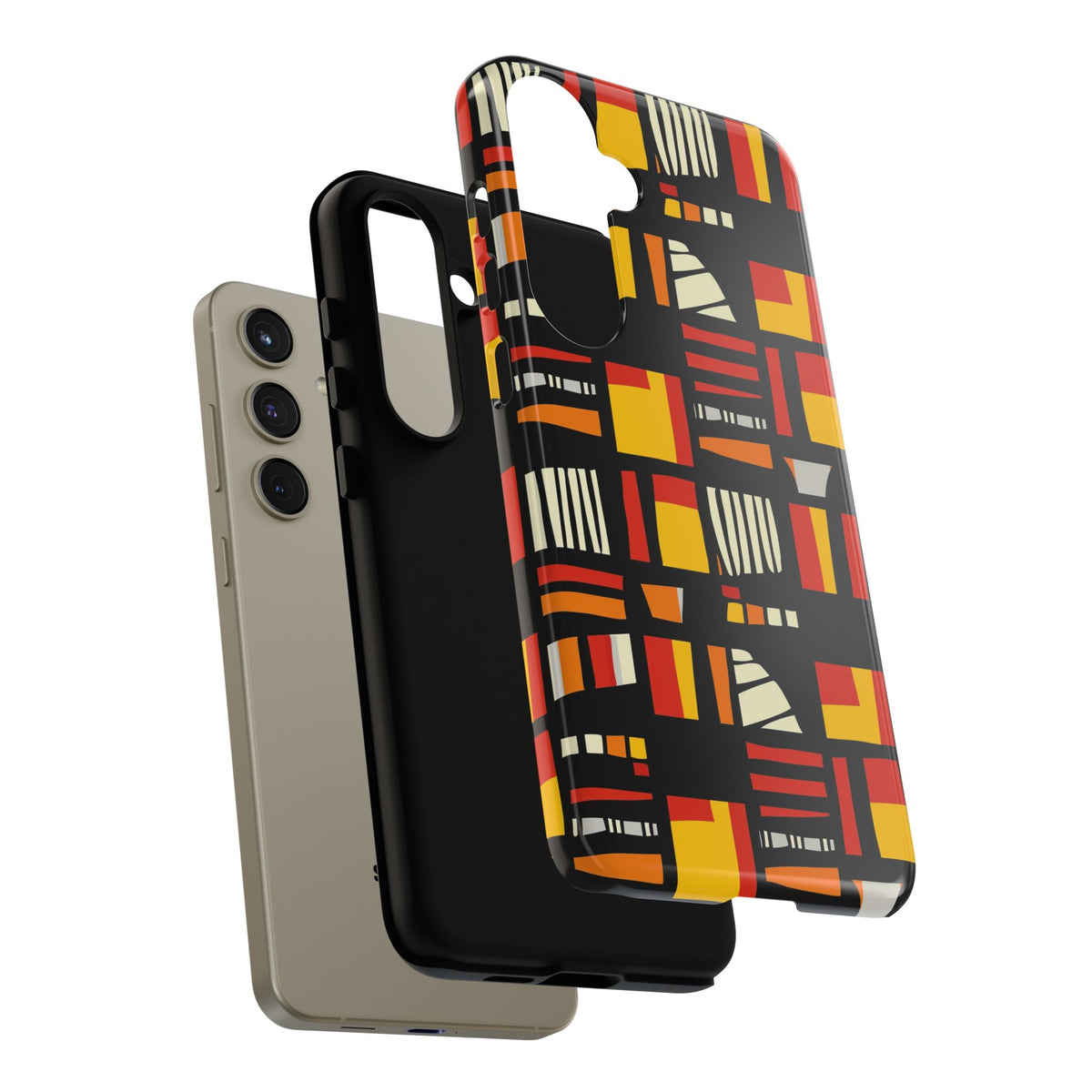 Stylish African Pattern Phone Case – Unique and Vibrant Protection 099