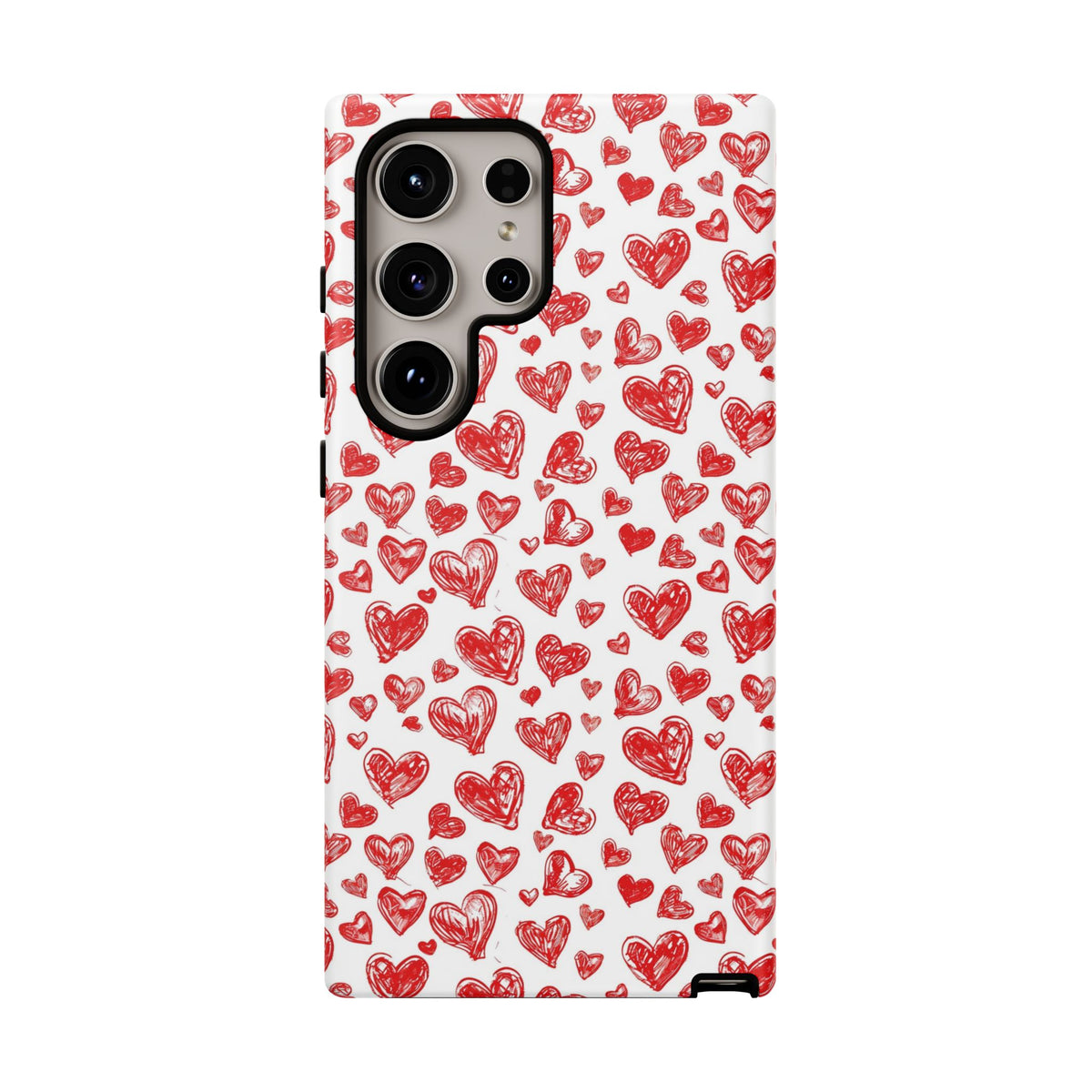 Heart Pattern Phone Case – Stylish & Loving Design for Your Device 814