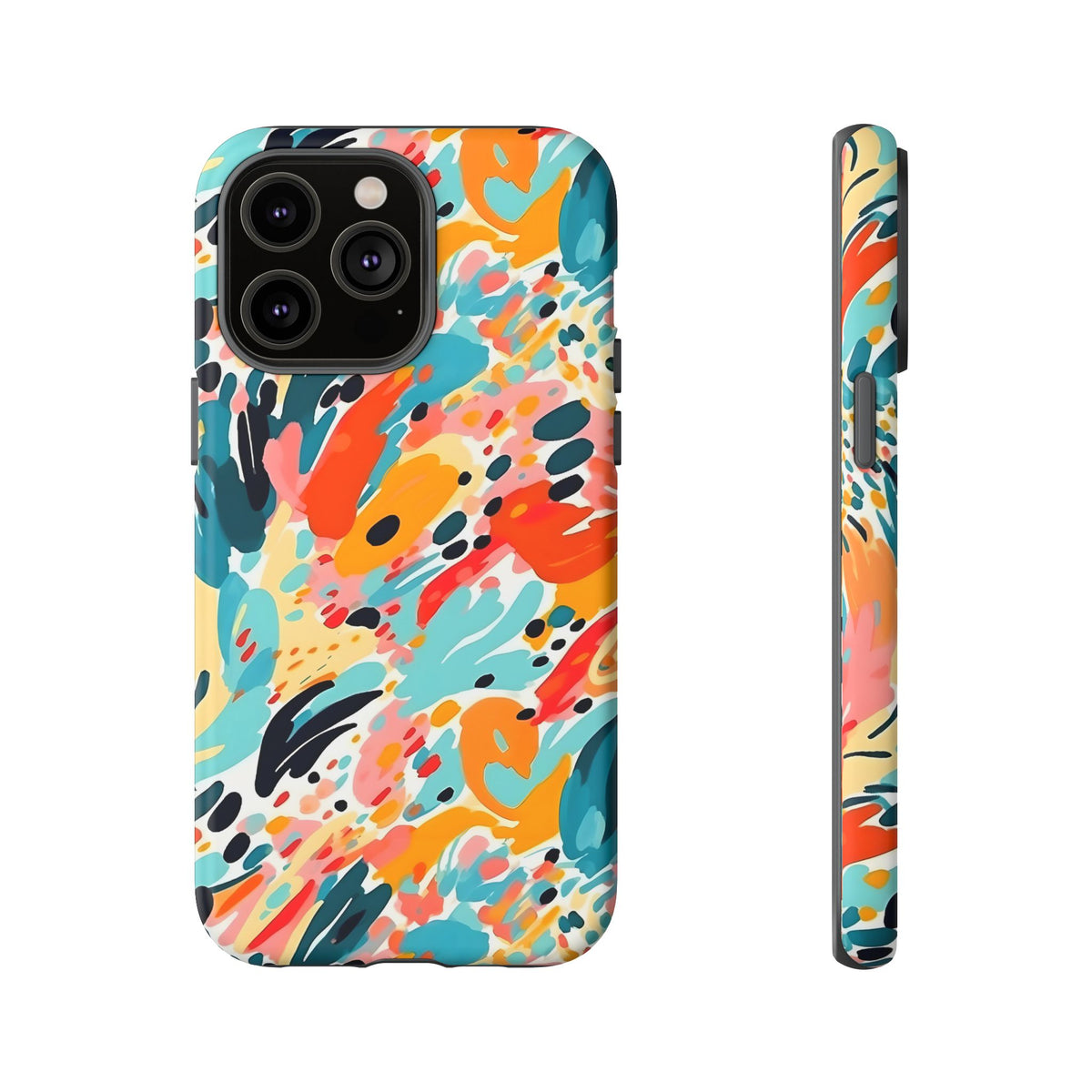 Abstract Painting Design Phone Case – Modern Art-Inspired Phone Cover 7