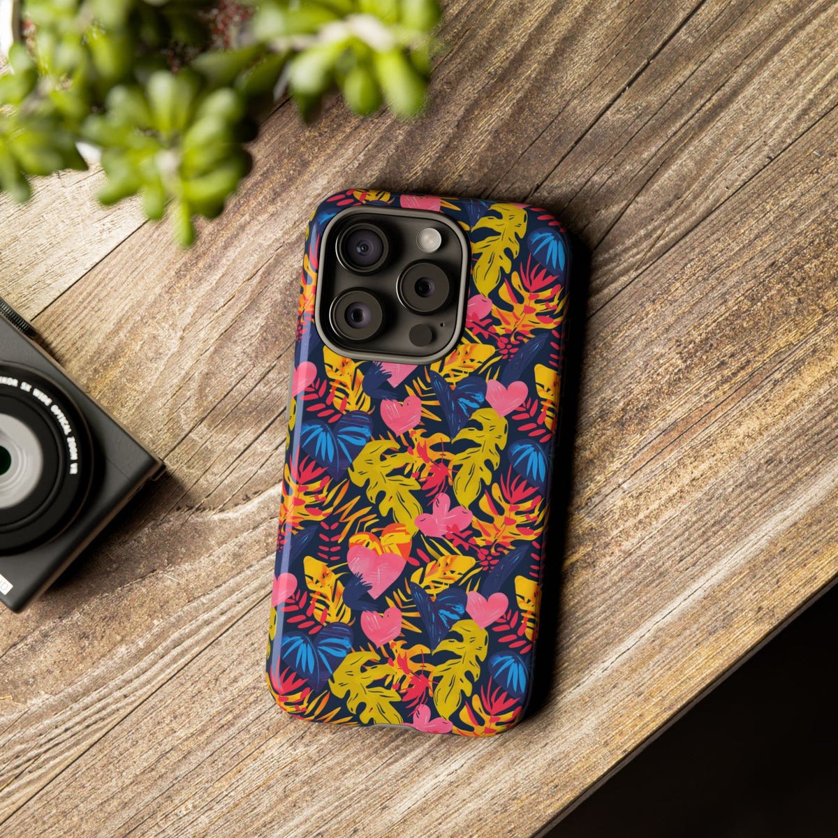 Heart Pattern Phone Case – Stylish & Loving Design for Your Device 360