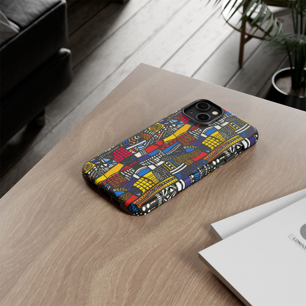 Stylish African Pattern Phone Case – Unique and Vibrant Protection 201