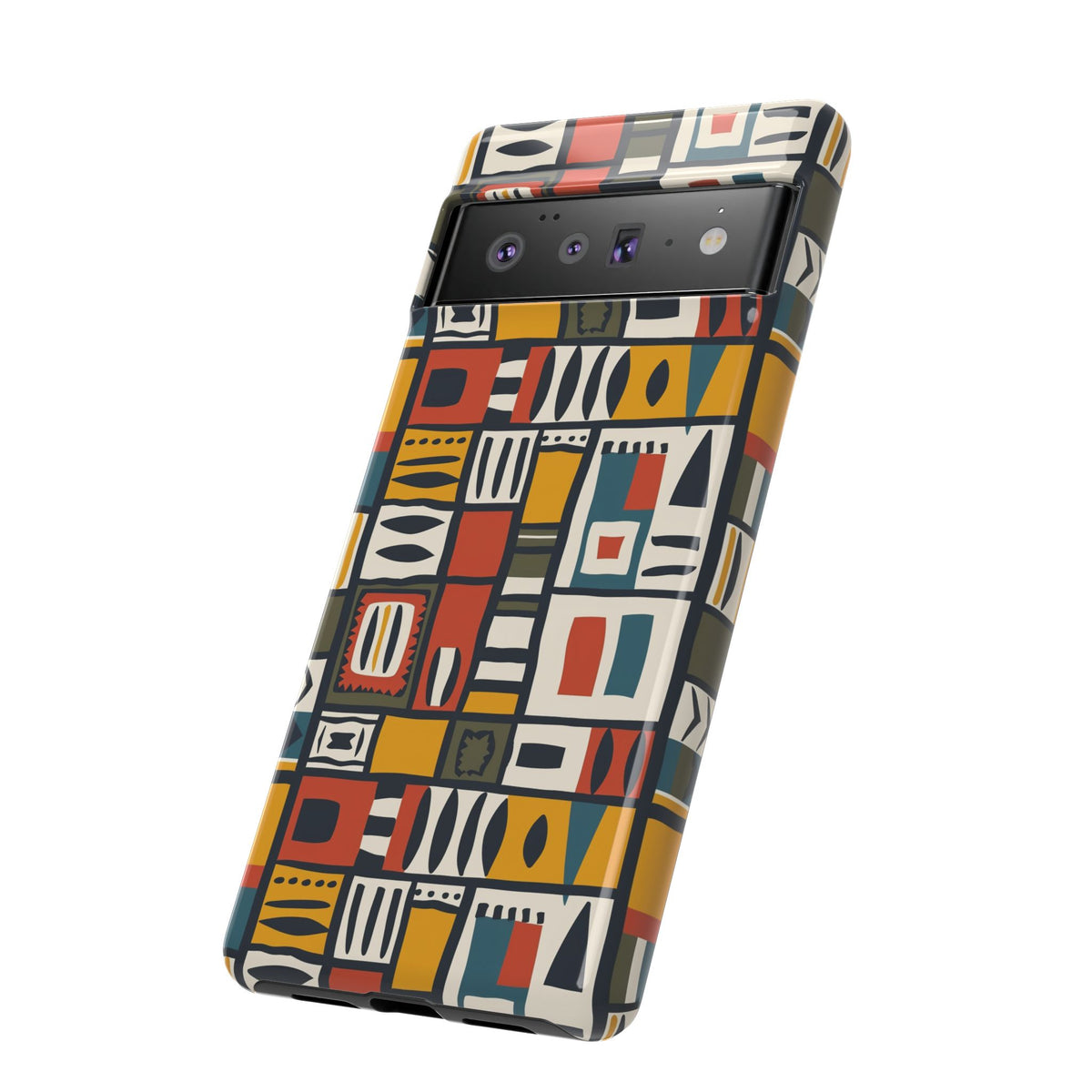 Stylish African Pattern Phone Case – Unique and Vibrant Protection 013