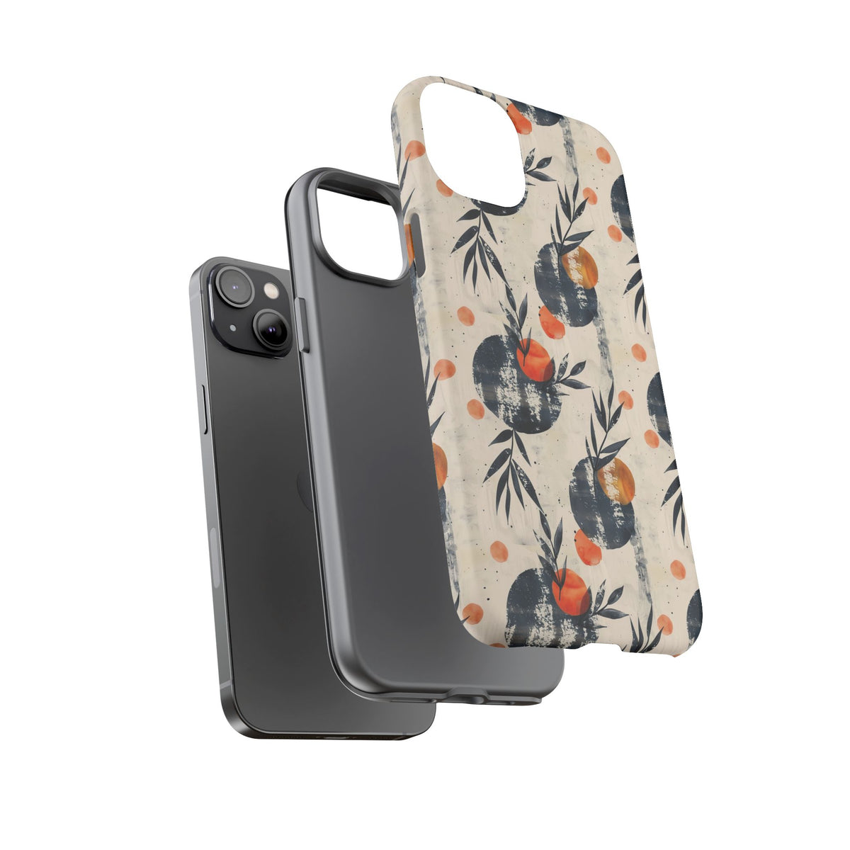 Japanese Pattern Phone Case – Elegant & Timeless Design for Your Phone 088