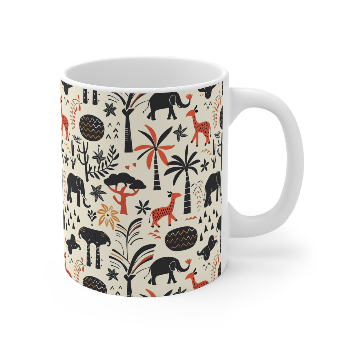 All-Over African Pattern Coffee Mug 667