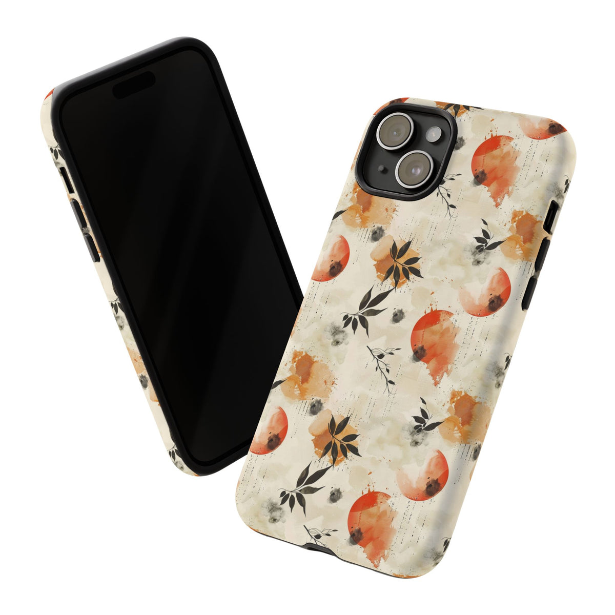 Japanese Pattern Phone Case – Elegant & Timeless Design for Your Phone 058