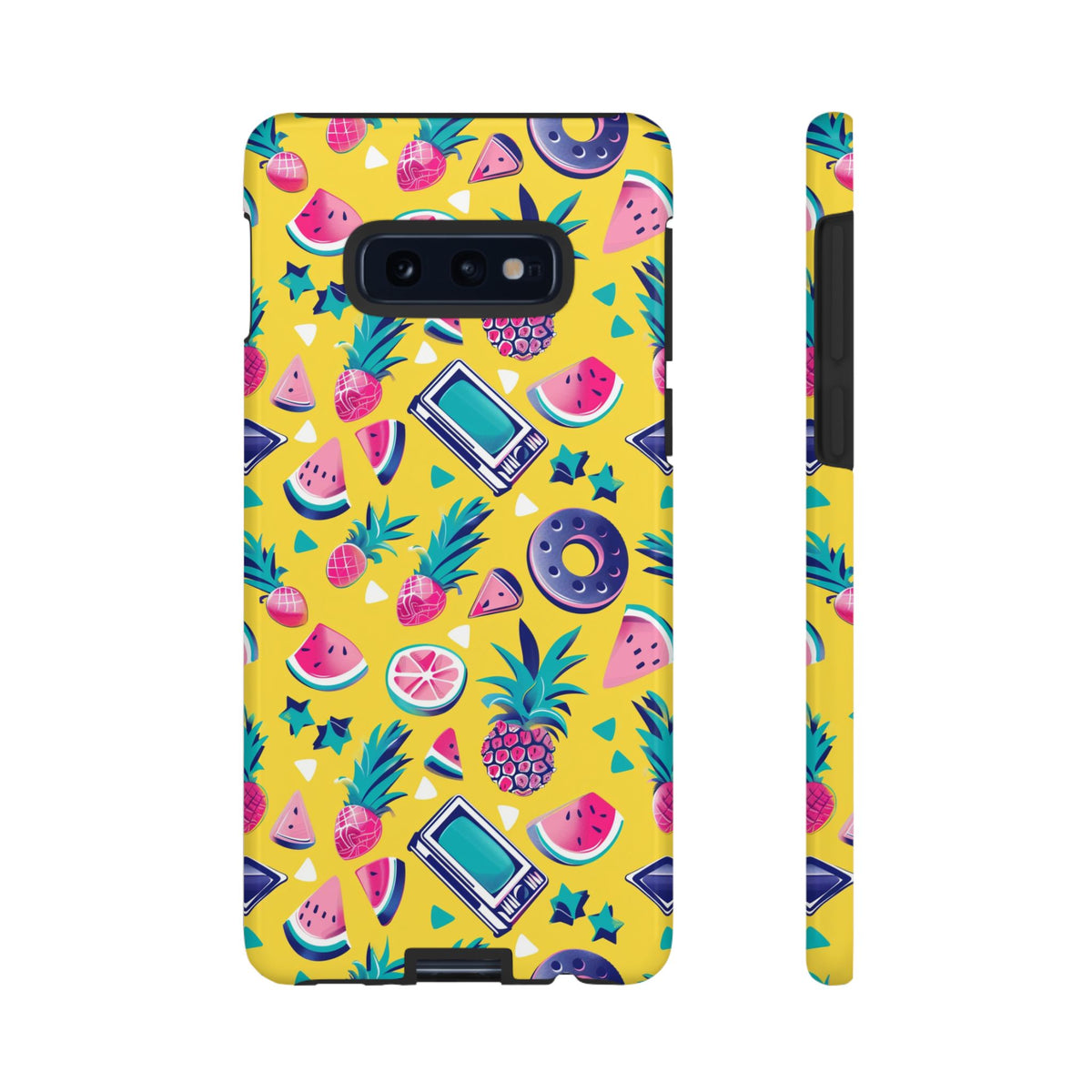 90s Themed Seamless Pattern Phone Case – Embrace Retro Style and Protection 255