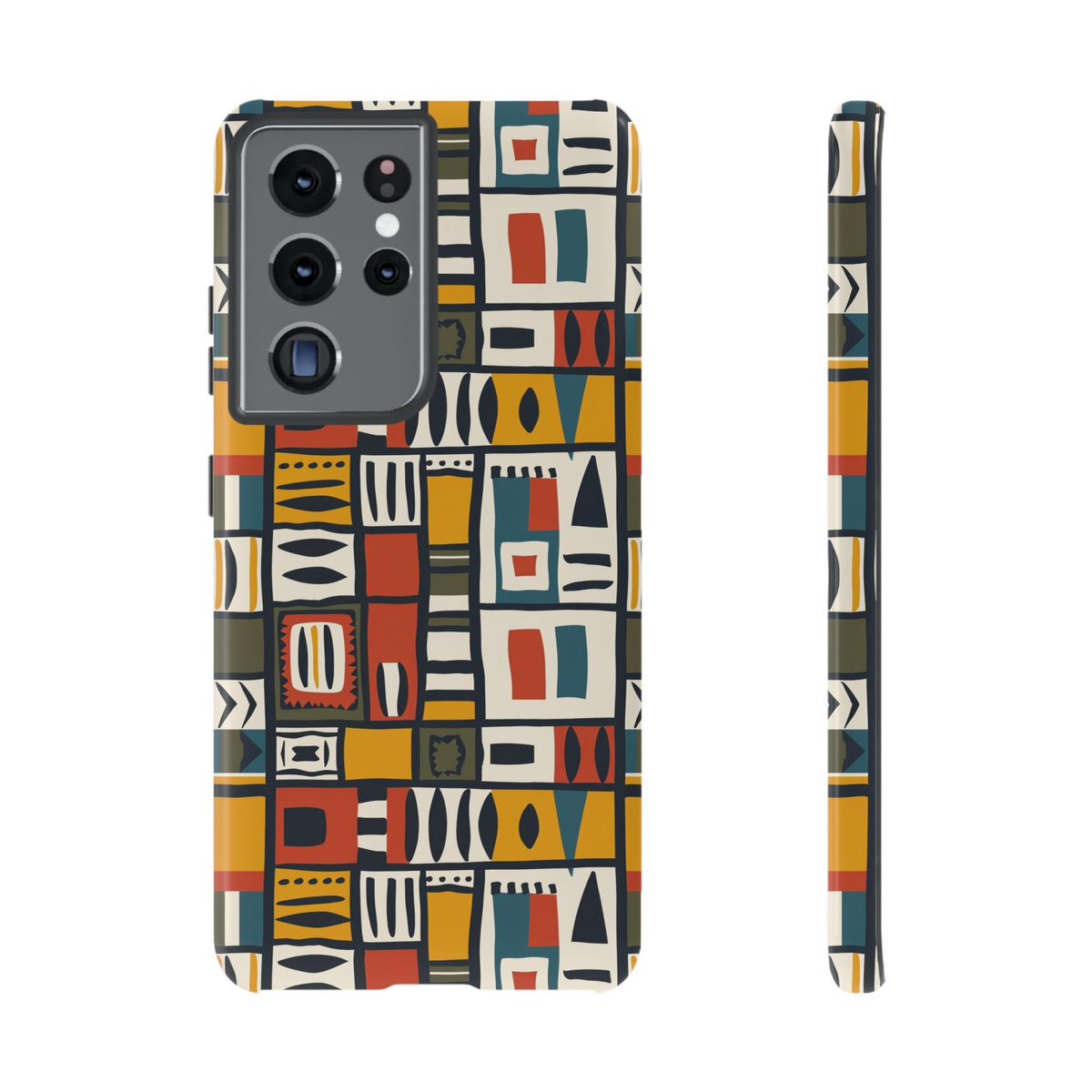 Stylish African Pattern Phone Case – Unique and Vibrant Protection 013