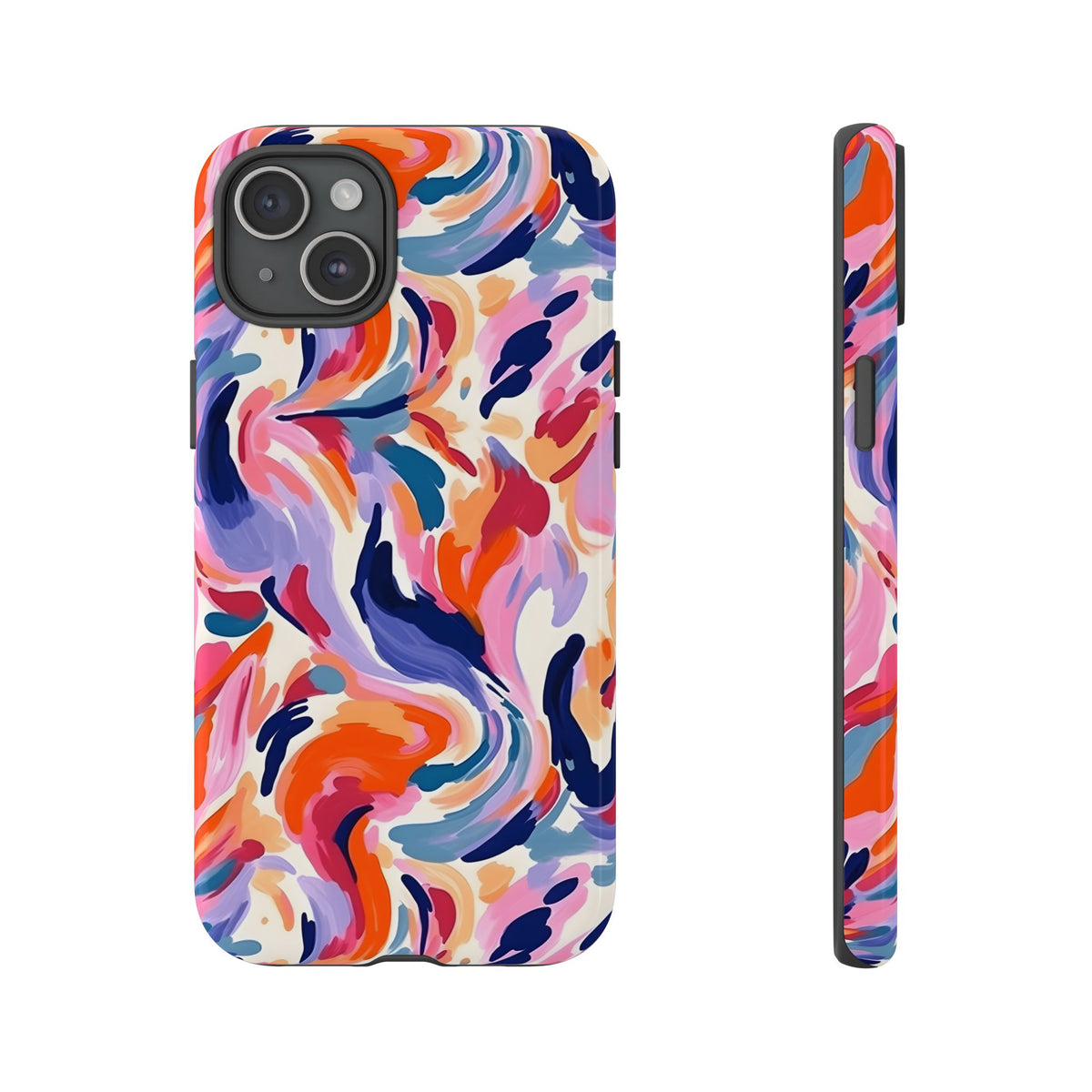 Abstract Painting Design Phone Case – Modern Art-Inspired Phone Cover 3