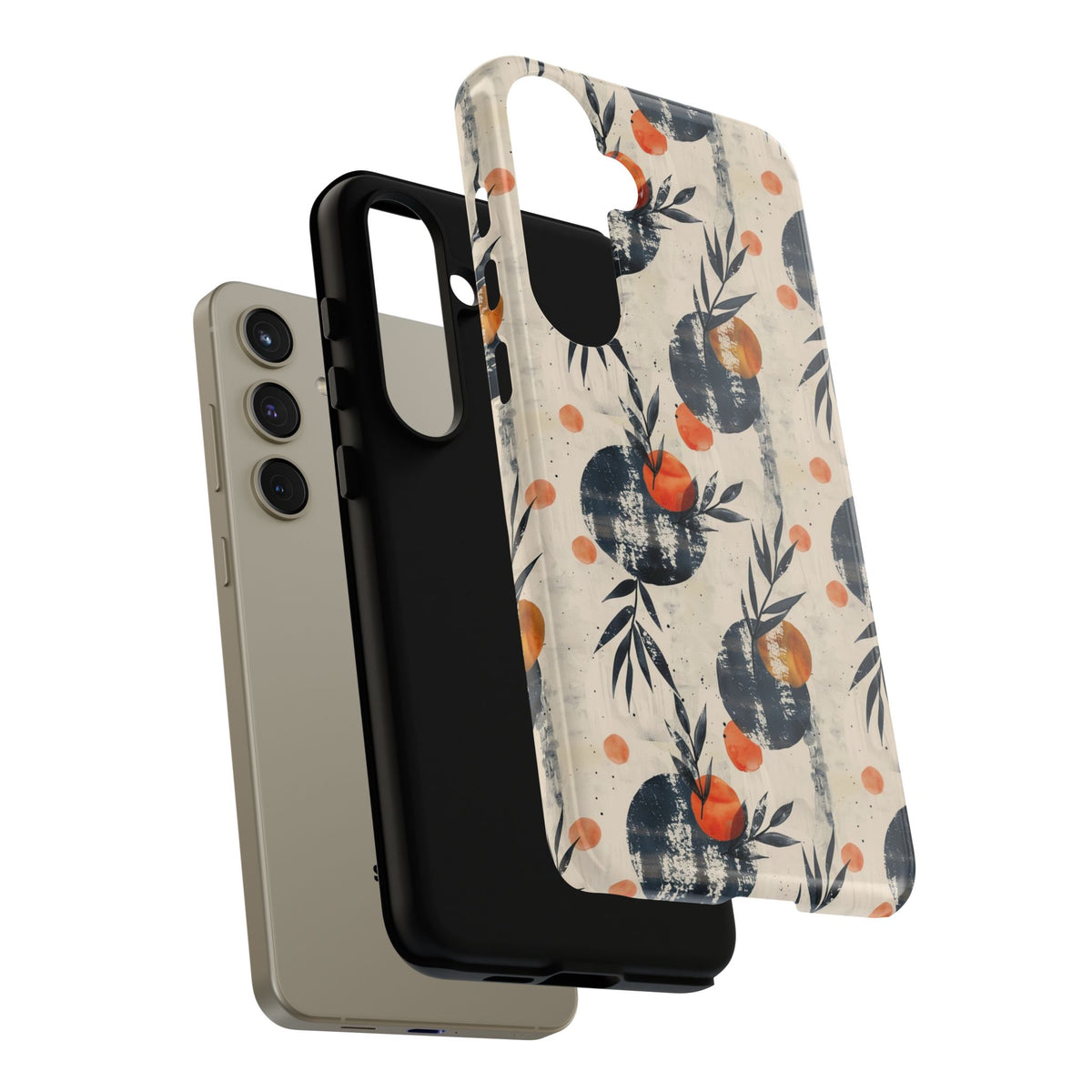 Japanese Pattern Phone Case – Elegant & Timeless Design for Your Phone 088