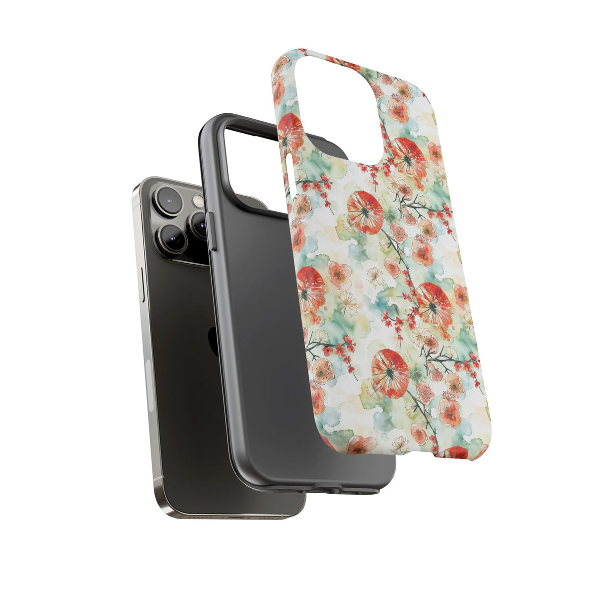 Japanese Pattern Phone Case – Elegant & Timeless Design for Your Phone 042