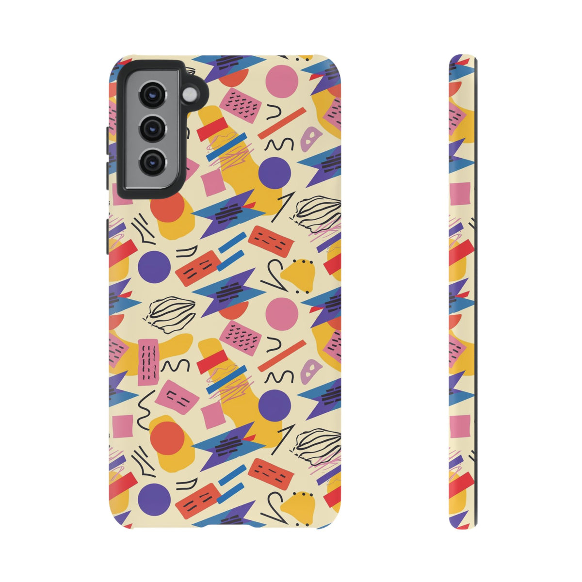 90s Themed Seamless Pattern Phone Case – Embrace Retro Style and Protection 270