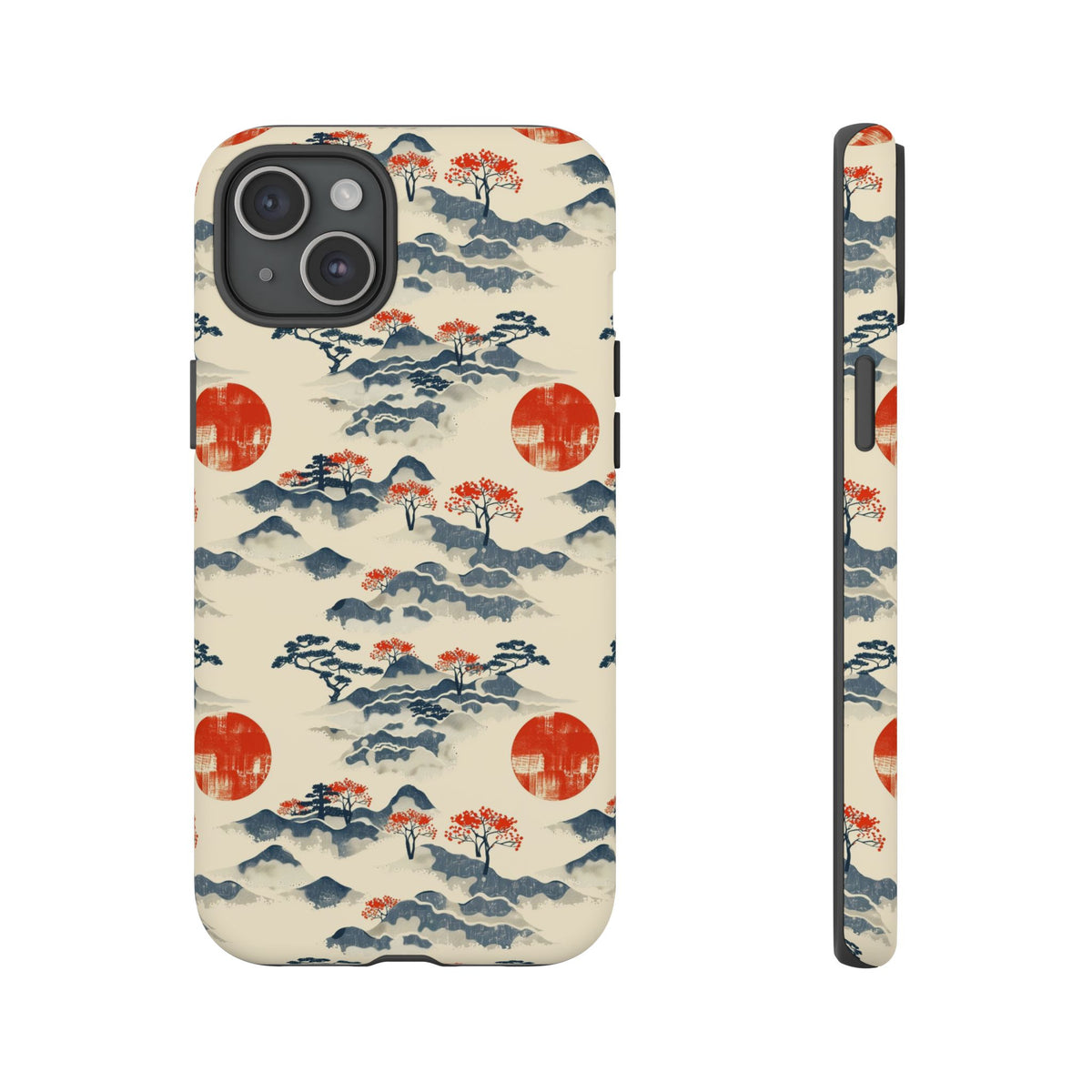 Japanese Pattern Phone Case – Elegant & Timeless Design for Your Phone 085