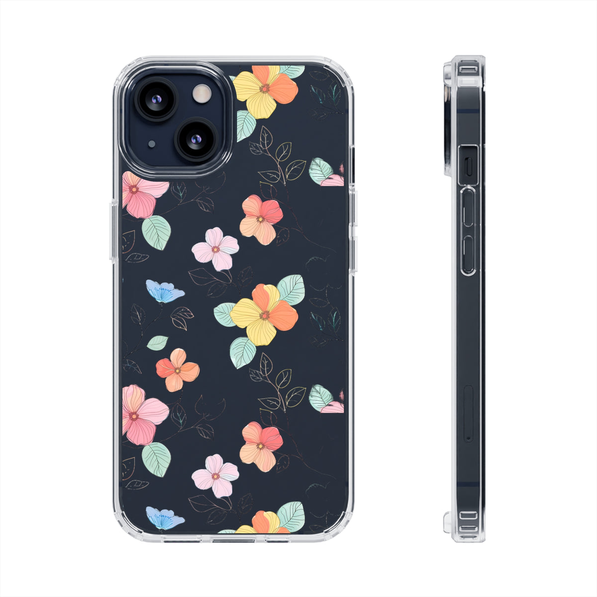 Wild Flowers Garden Stitch Phone Case – Nature-Inspired Floral Design 6