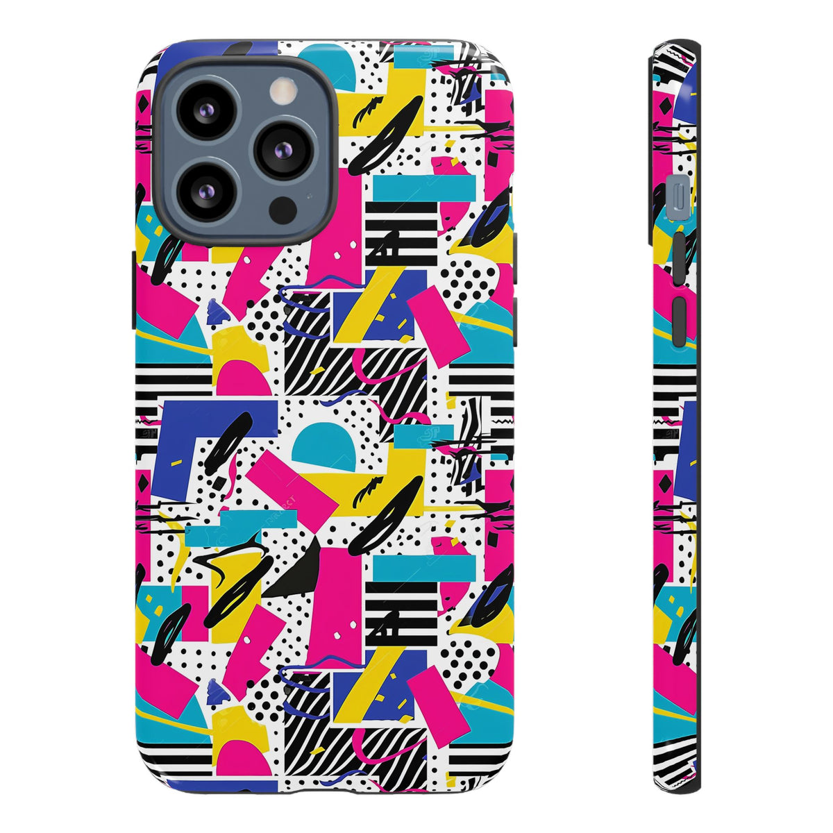 Retro 80s Seamless Phone Case – Vintage Style Meets Modern Protection 258