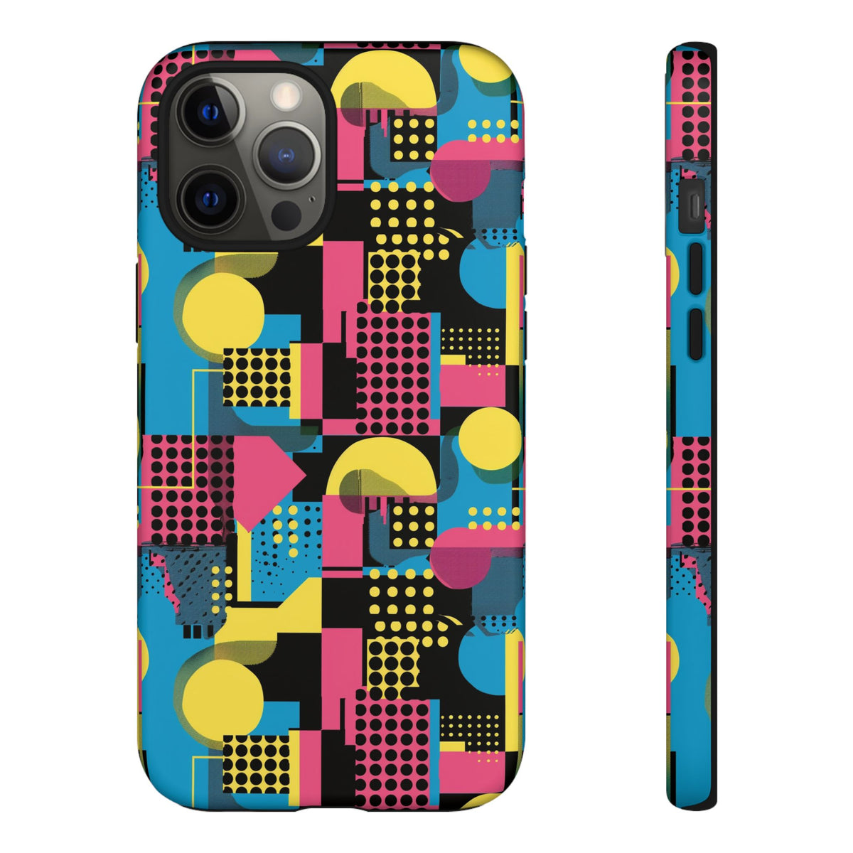 Retro 80s Seamless Phone Case – Vintage Style Meets Modern Protection 168