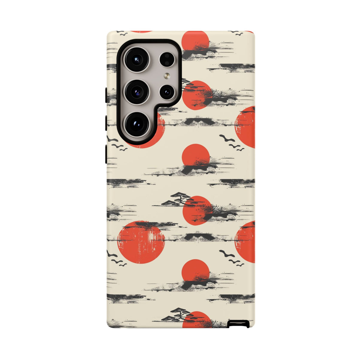 Japanese Pattern Phone Case – Elegant & Timeless Design for Your Phone 077