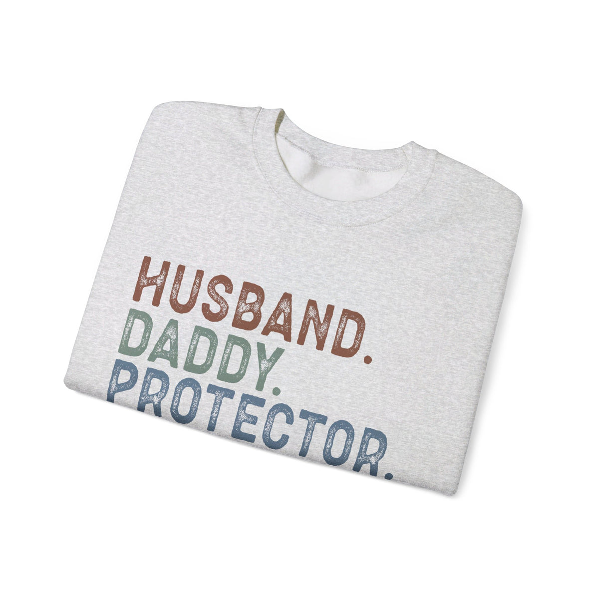 Husband Daddy Protector Unisex Crewneck Sweatshirt