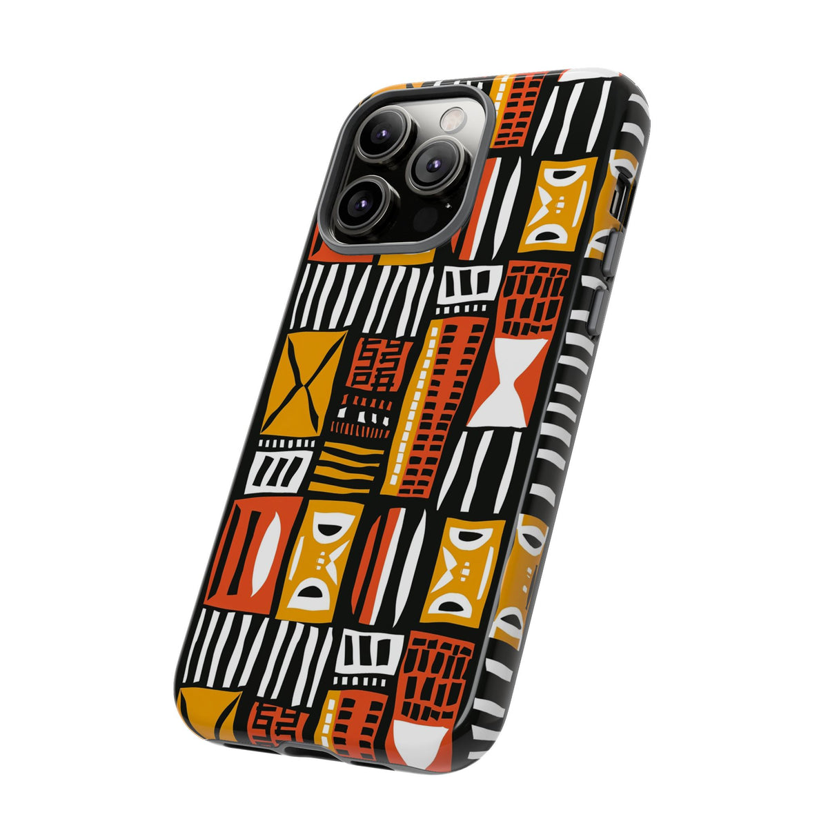 Stylish African Pattern Phone Case – Unique and Vibrant Protection 136