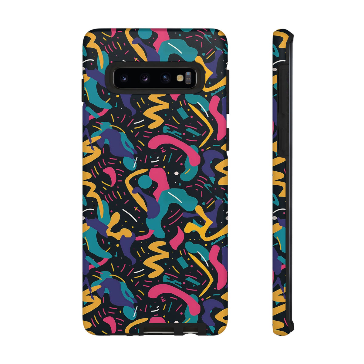 90s Themed Seamless Pattern Phone Case – Embrace Retro Style and Protection 235