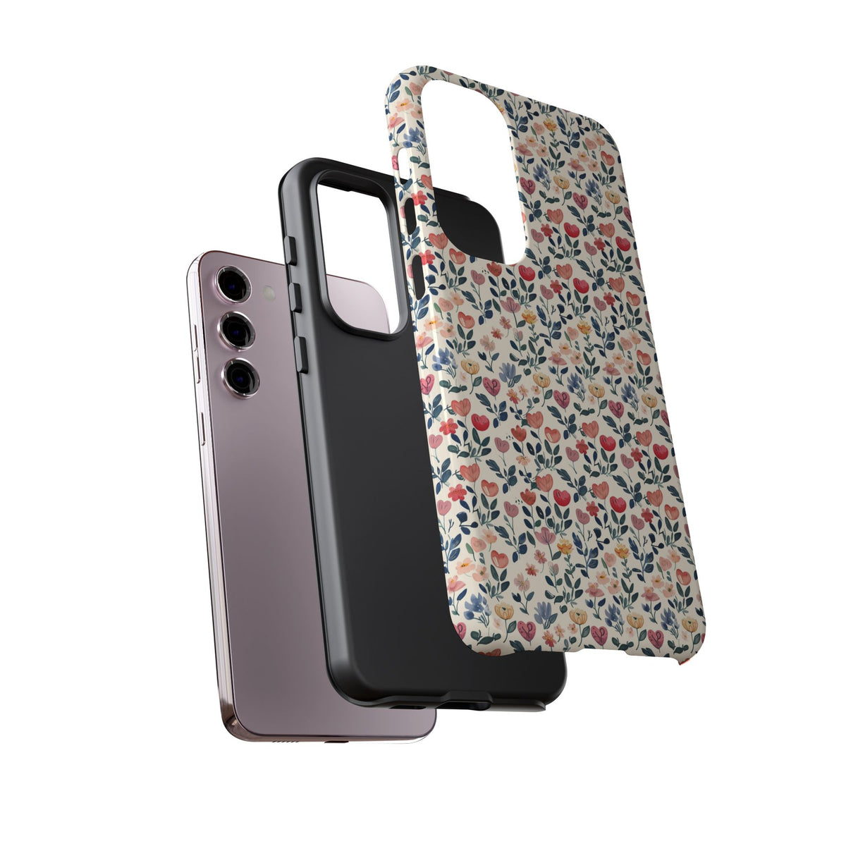 Heart Pattern Phone Case – Stylish & Loving Design for Your Device 261