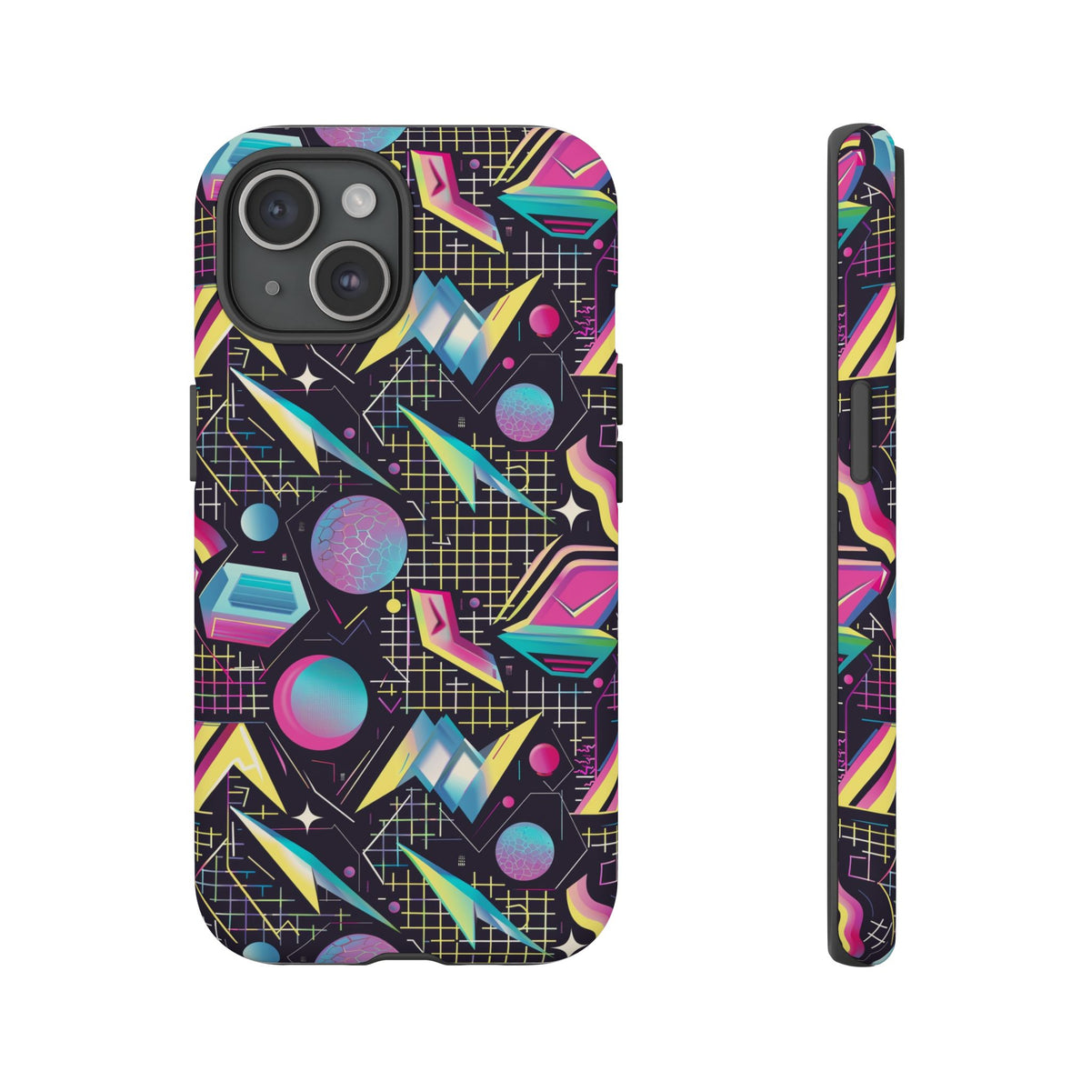 Retro 80s Seamless Phone Case – Vintage Style Meets Modern Protection 086