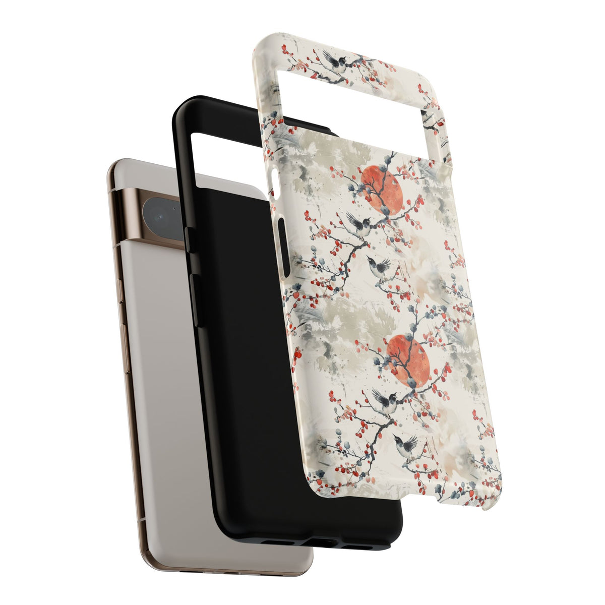 Japanese Pattern Phone Case – Elegant & Timeless Design for Your Phone 136