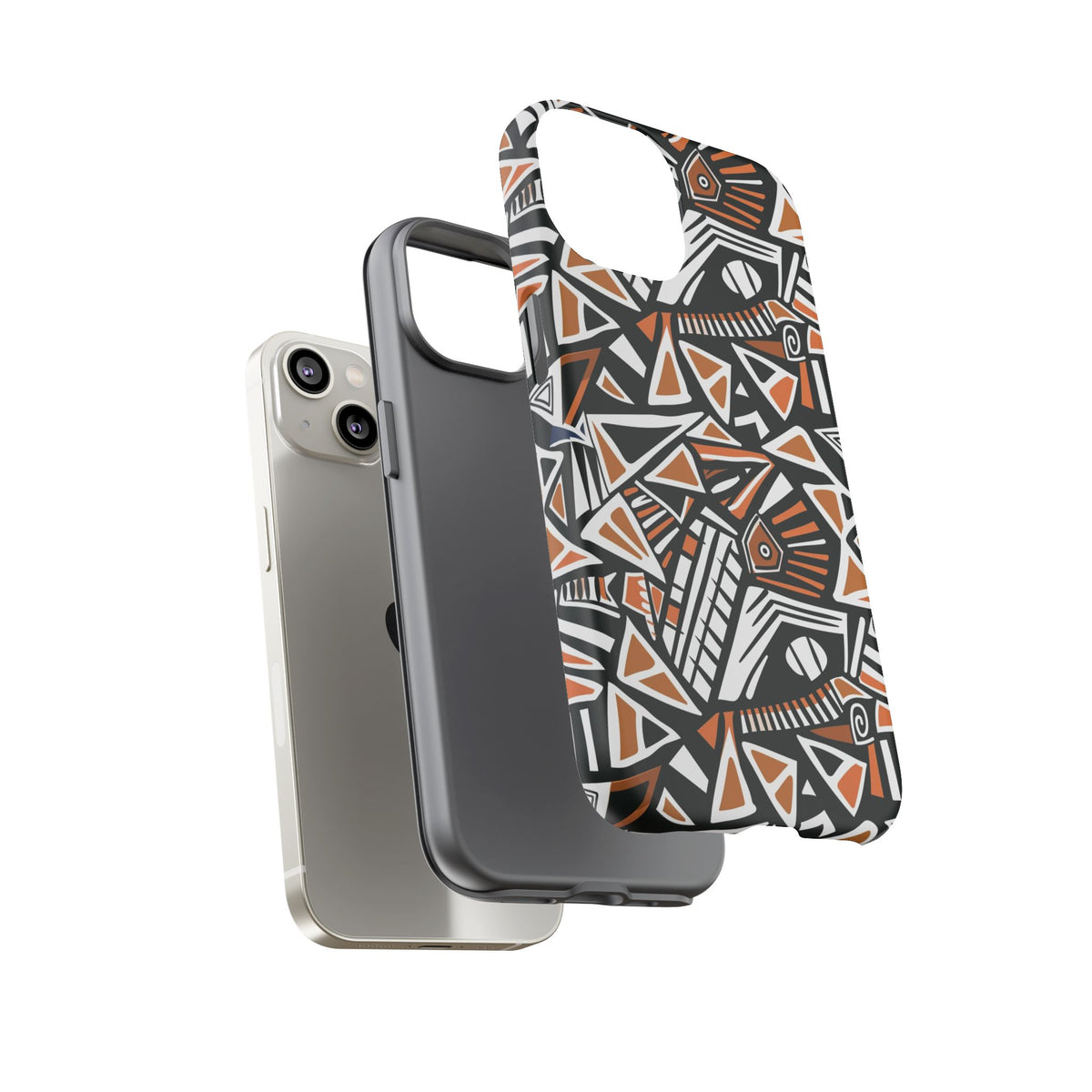 Stylish African Pattern Phone Case – Unique and Vibrant Protection 205