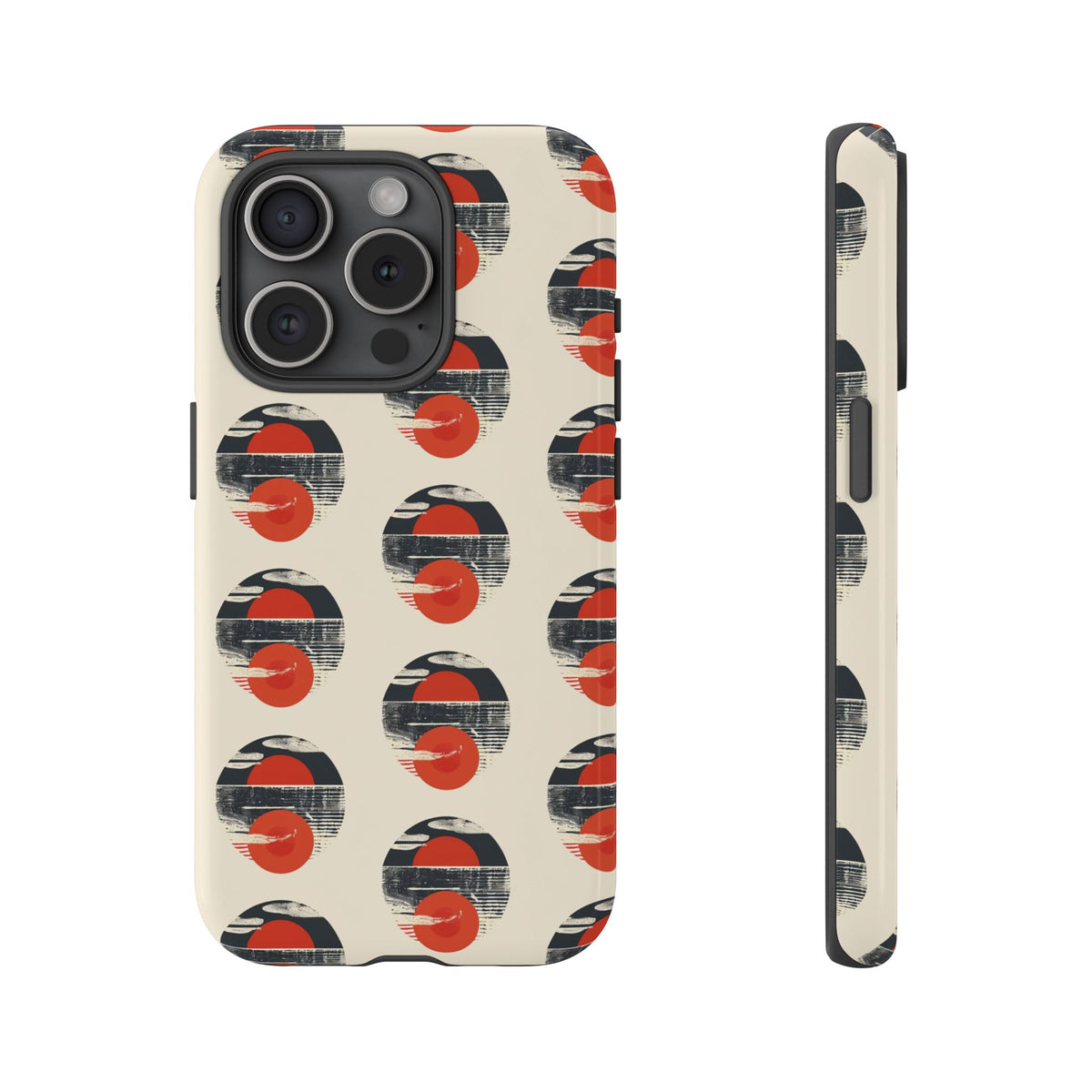 Japanese Pattern Phone Case – Elegant & Timeless Design for Your Phone 098