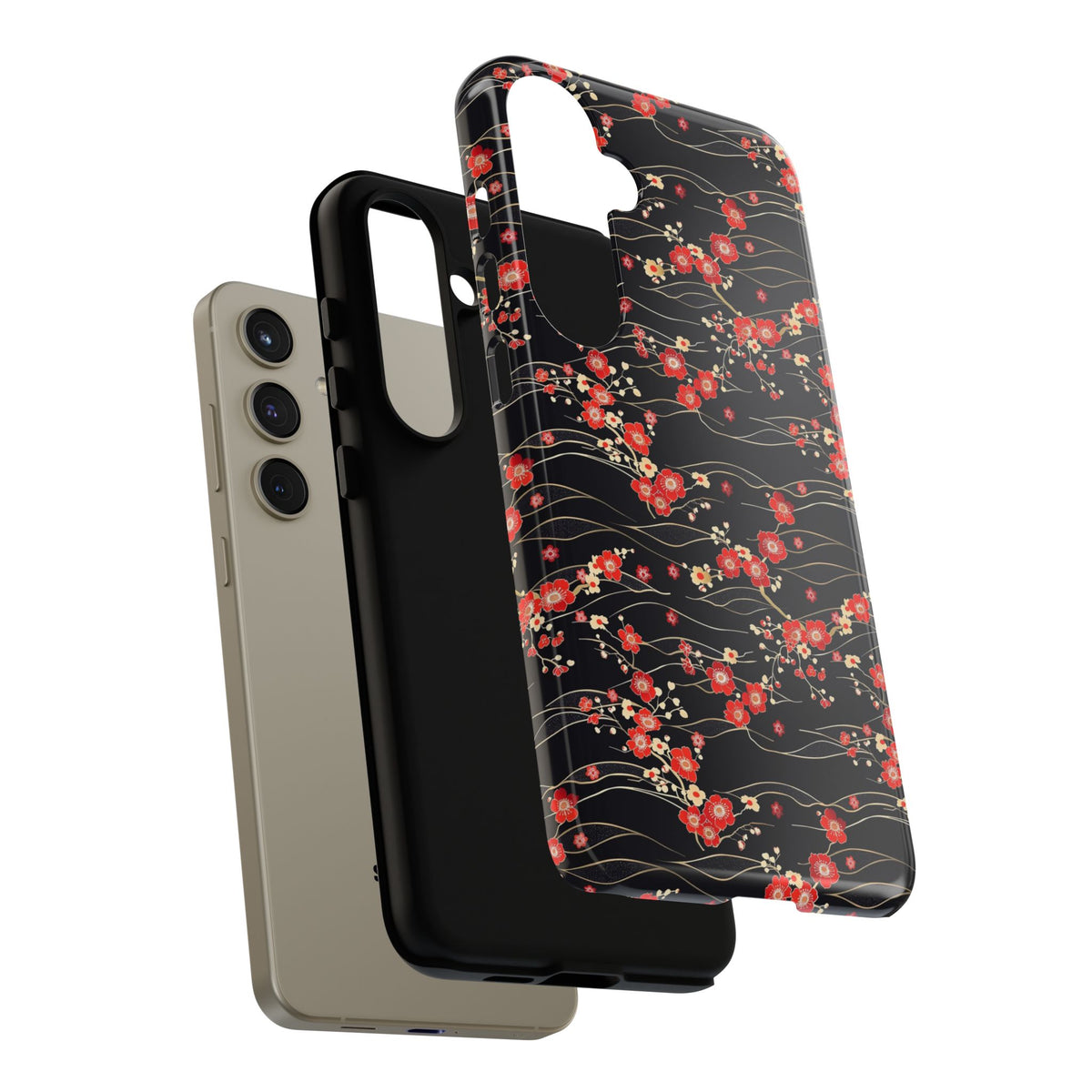 Japanese Pattern Phone Case – Elegant & Timeless Design for Your Phone 041