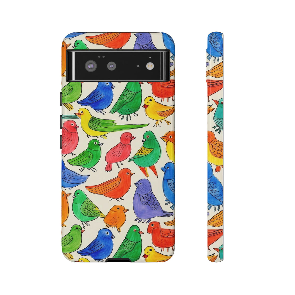 Birds Seamless Pattern Phone Case – Elegant and Timeless Avian Design 2