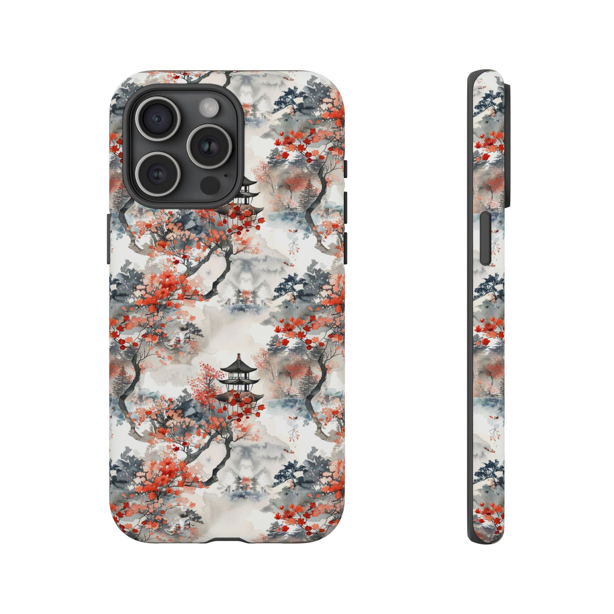 Japanese Pattern Phone Case – Elegant & Timeless Design for Your Phone 096