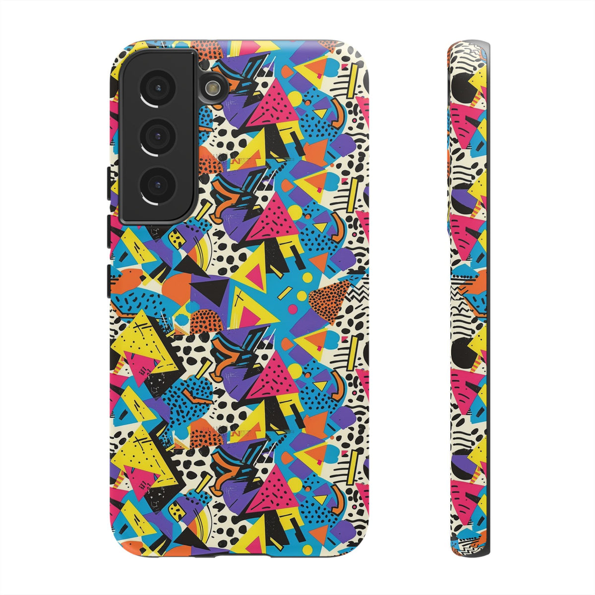 90s Themed Seamless Pattern Phone Case – Embrace Retro Style and Protection 231