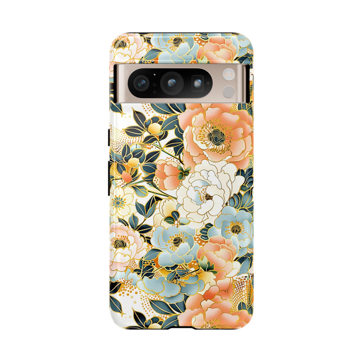 Japanese Blossom Asian Floral Design Phone Case – Elegant Floral Phone Cover 5