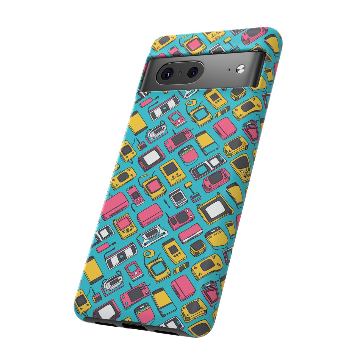 90s Themed Seamless Pattern Phone Case – Embrace Retro Style and Protection 237