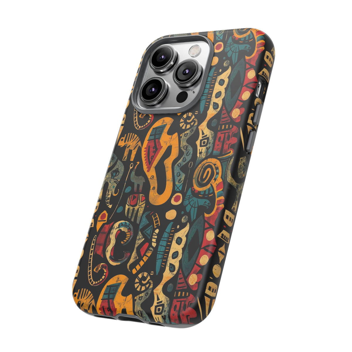 Stylish African Pattern Phone Case – Unique and Vibrant Protection 153