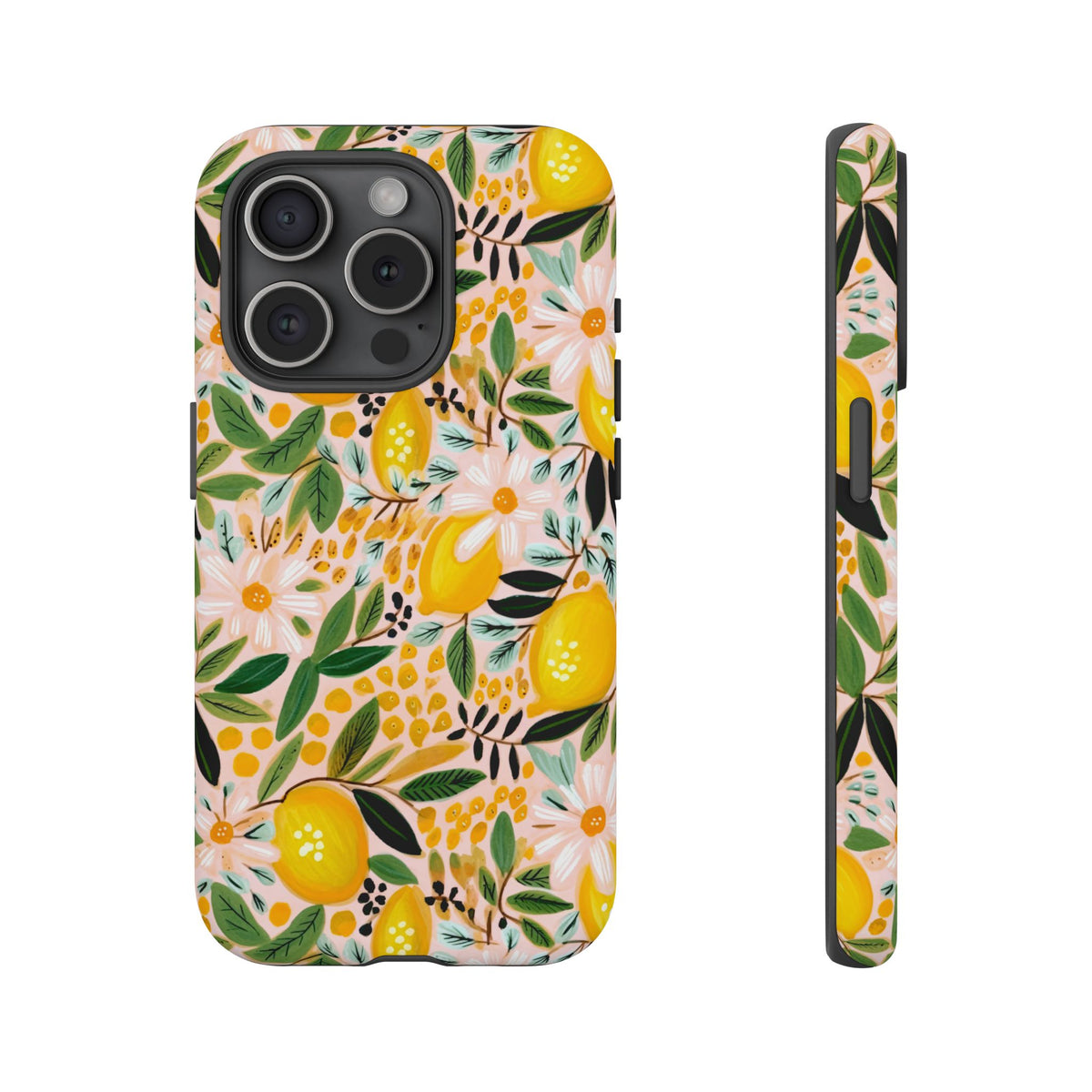 Cute Summer Lemons Phone Case – Refreshing Citrus Design for Your Phone 2