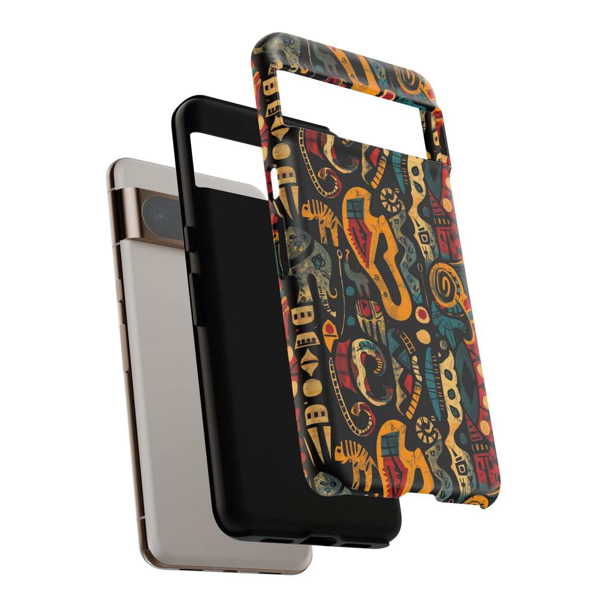 Stylish African Pattern Phone Case – Unique and Vibrant Protection 153