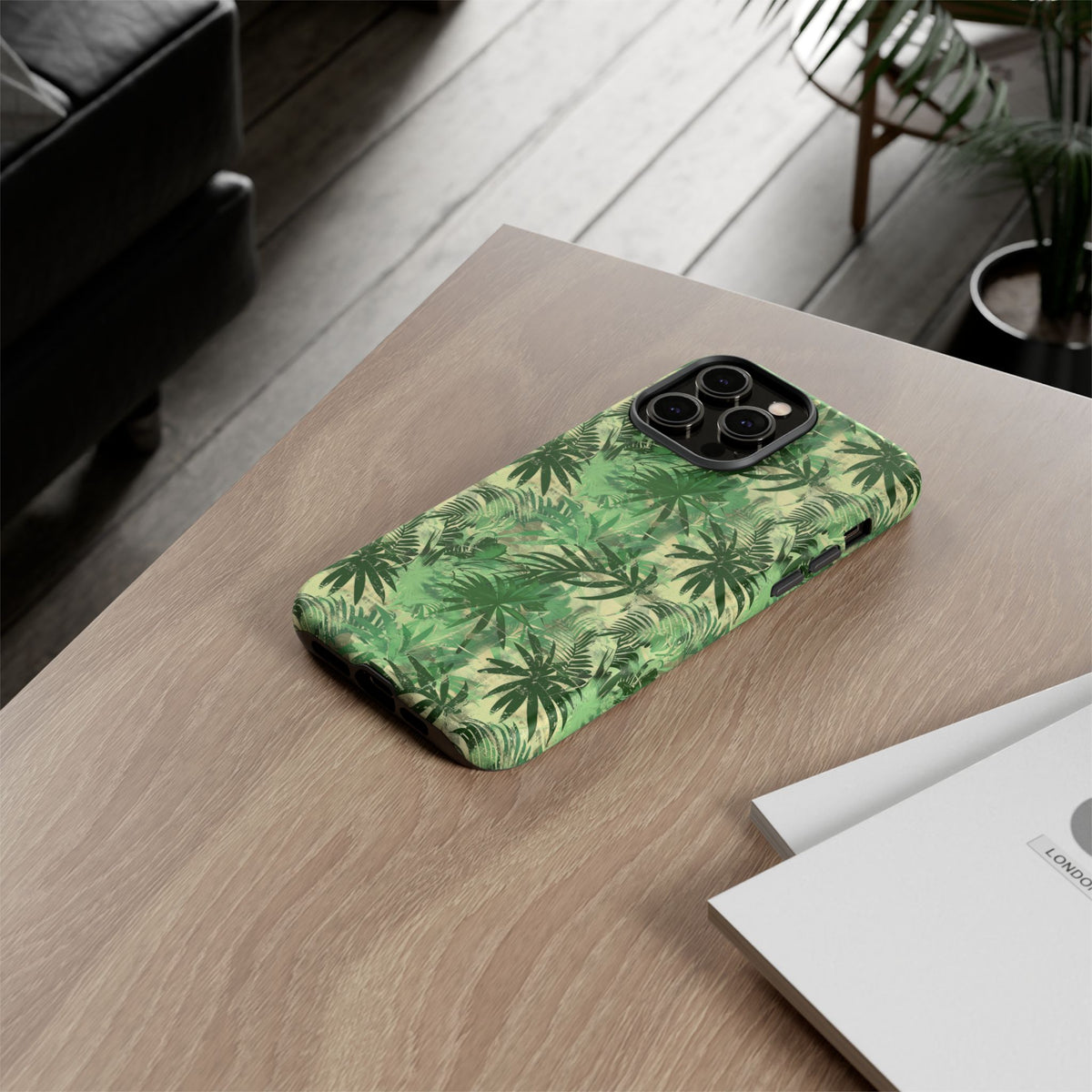 Jungle Pattern Phone Case – Exotic & Lush Design for Your Phone 336