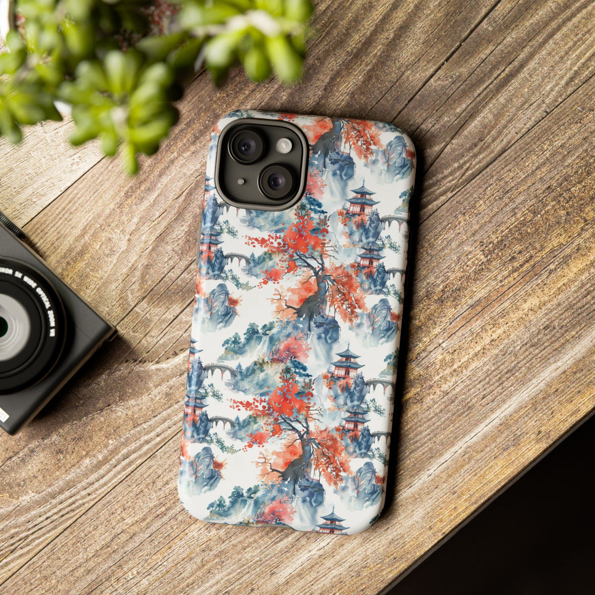Japanese Pattern Phone Case – Elegant & Timeless Design for Your Phone 043