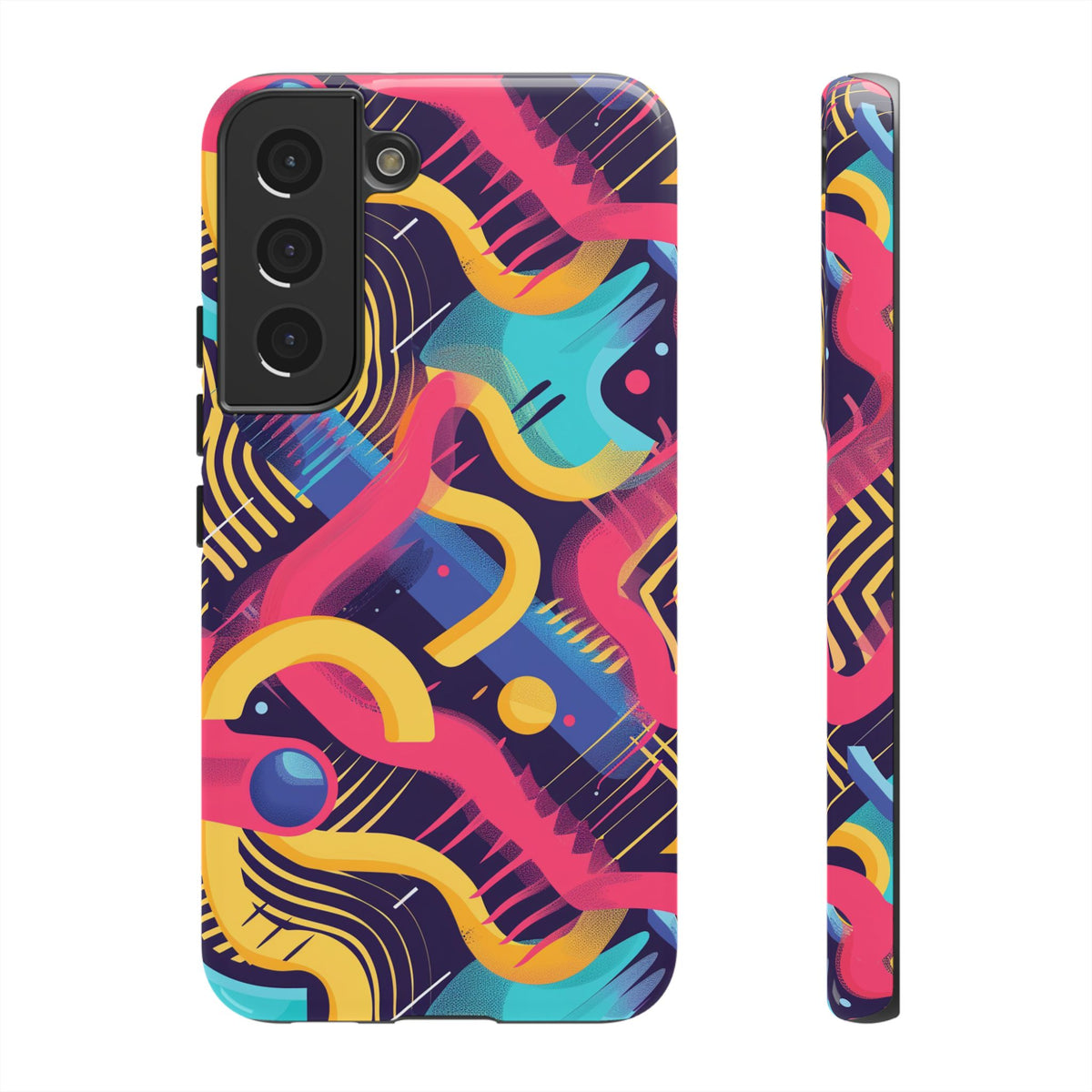 Retro 80s Seamless Phone Case – Vintage Style Meets Modern Protection 2