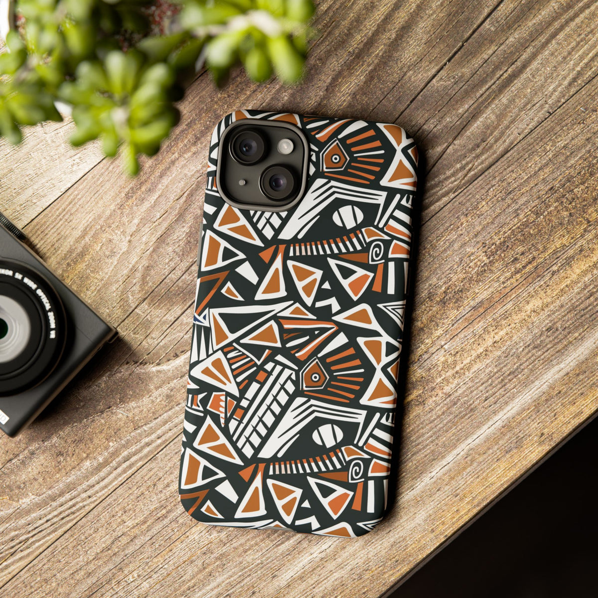 Stylish African Pattern Phone Case – Unique and Vibrant Protection 205