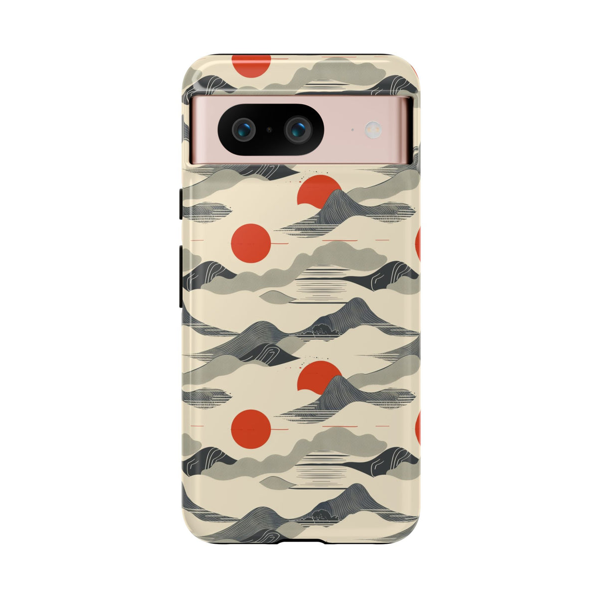 Japanese Pattern Phone Case – Elegant & Timeless Design for Your Phone 048