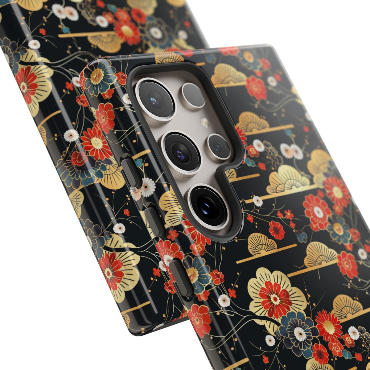 Japanese Pattern Phone Case – Elegant & Timeless Design for Your Phone 063